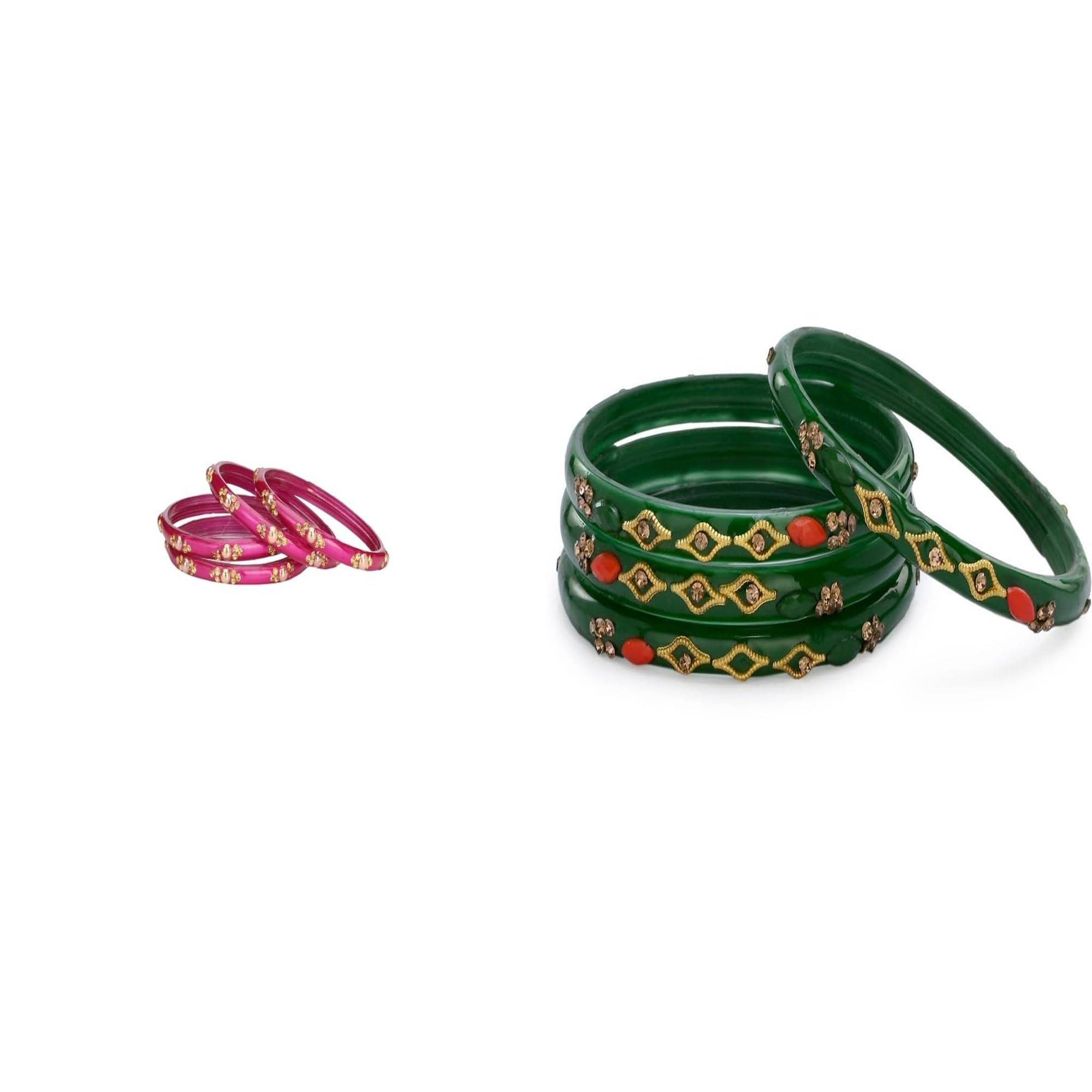Somil Multicolor Bangle Set ( Pack of 2 ) Somil Multicolor Bangle Set ( Pack of 2 )