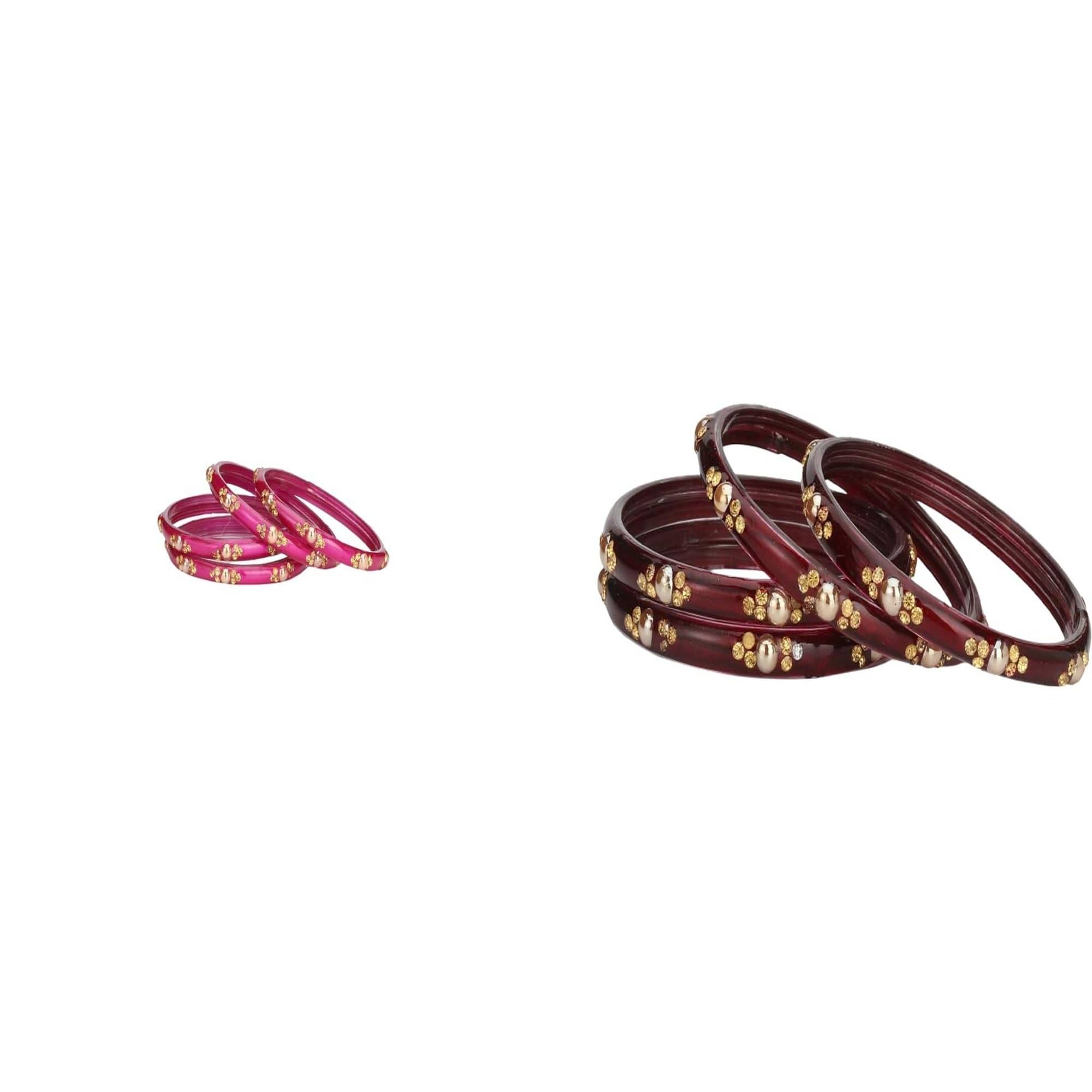    			Somil Multicolor Bangle Set ( Pack of 2 )