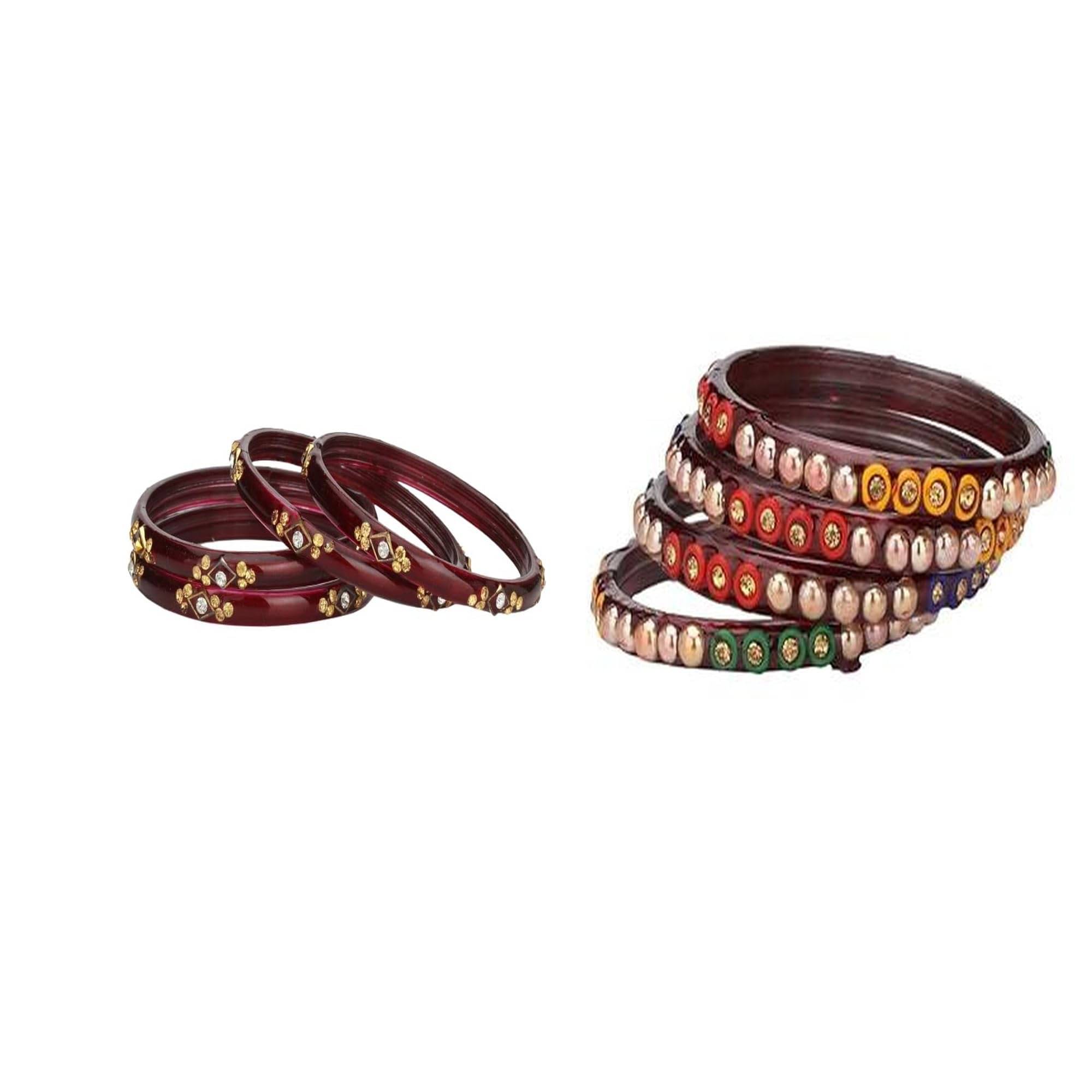 Somil Multicolor Bangle Set ( Pack of 2 ) Somil Multicolor Bangle Set ( Pack of 2 )