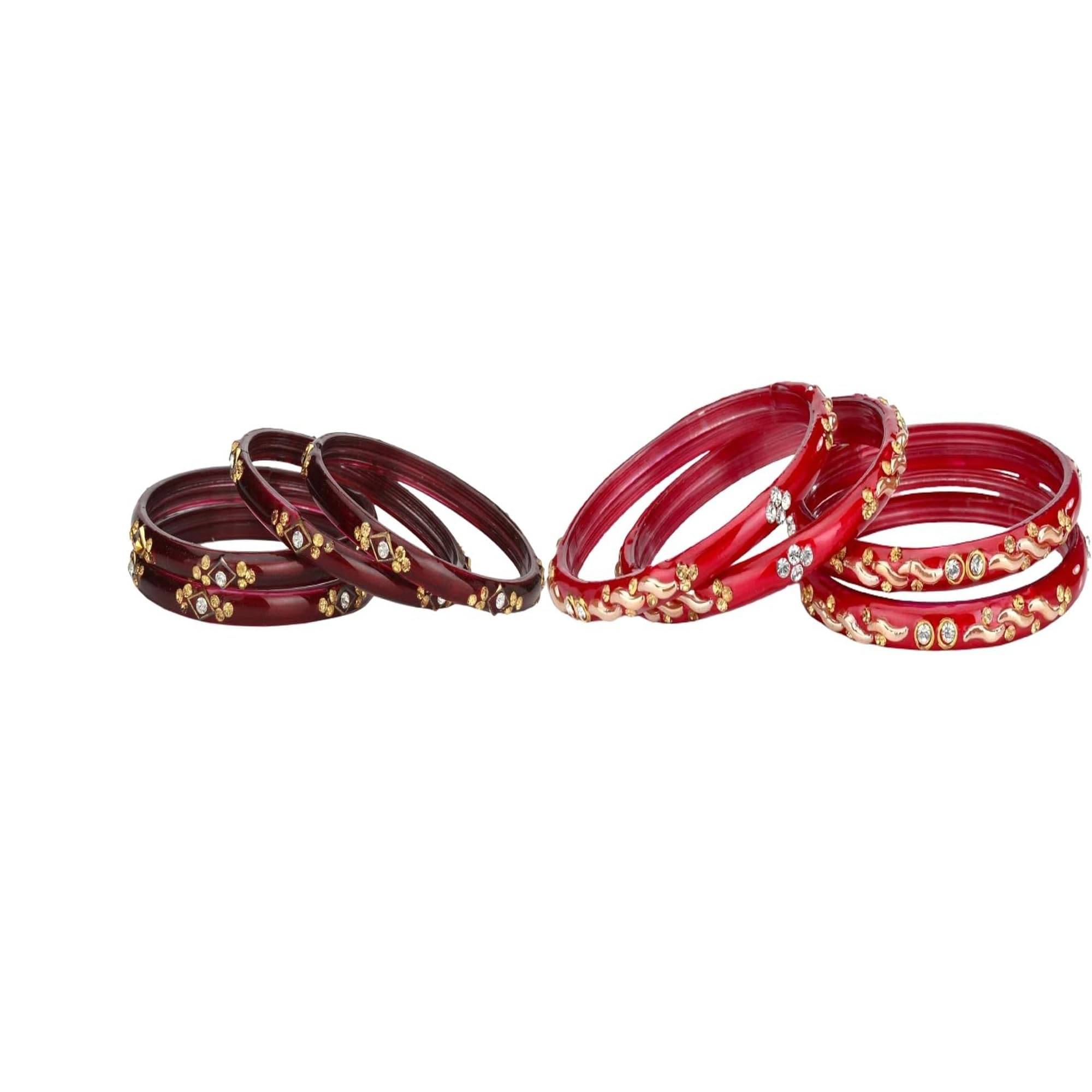    			Somil Multicolor Bangle Set ( Pack of 2 )