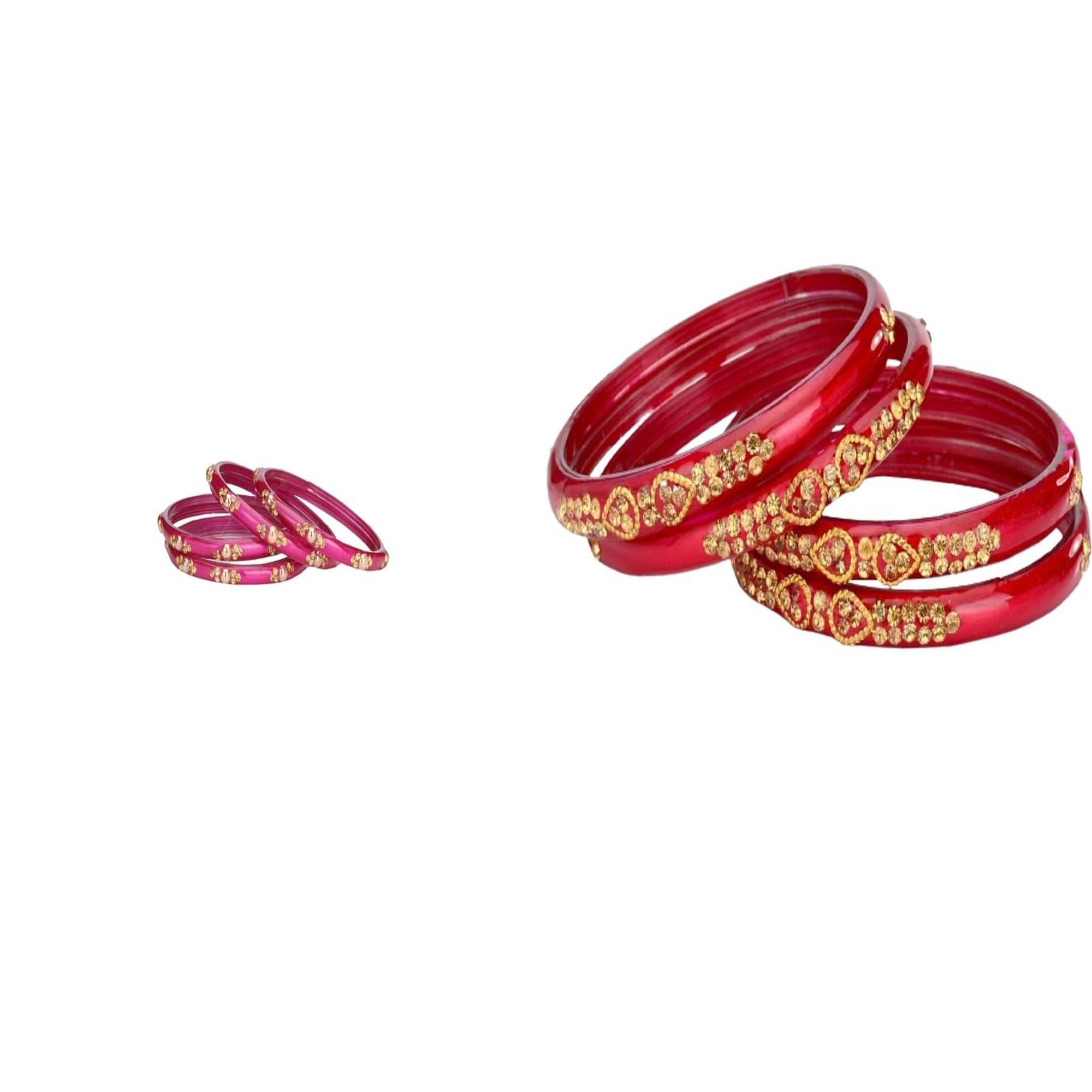     			Somil Multicolor Bangle Set ( Pack of 2 )