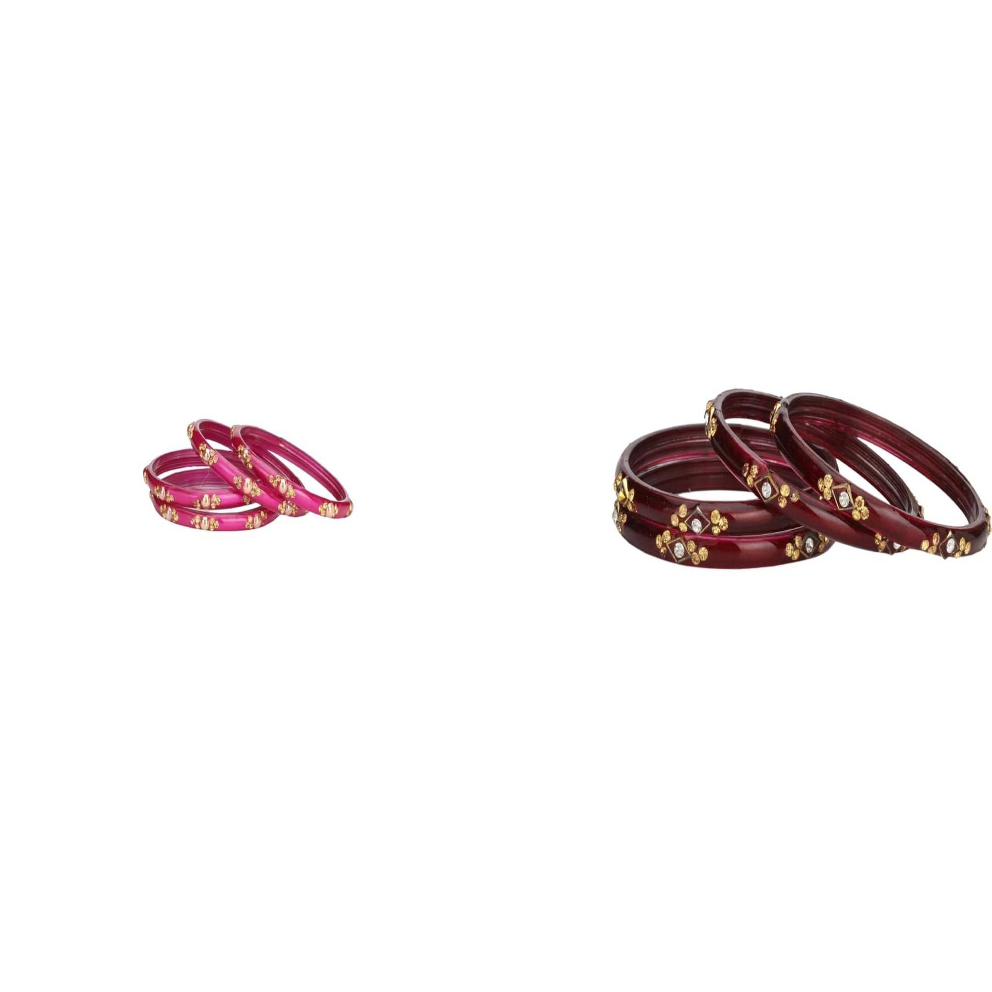 Somil Multicolor Bangle Set ( Pack of 2 ) Somil Multicolor Bangle Set ( Pack of 2 )