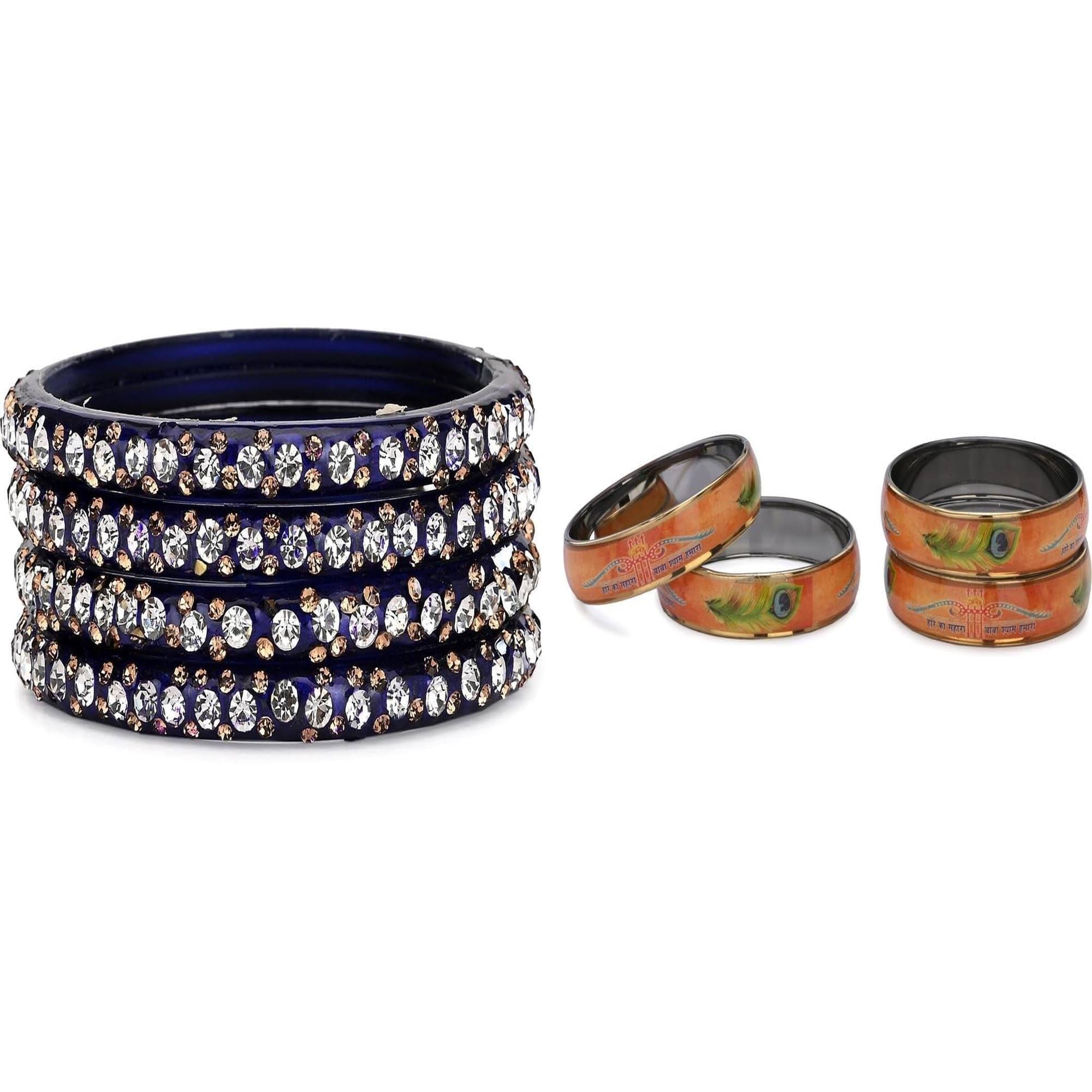Somil Multicolor Bangle Set ( Pack of 2 ) Somil Multicolor Bangle Set ( Pack of 2 )