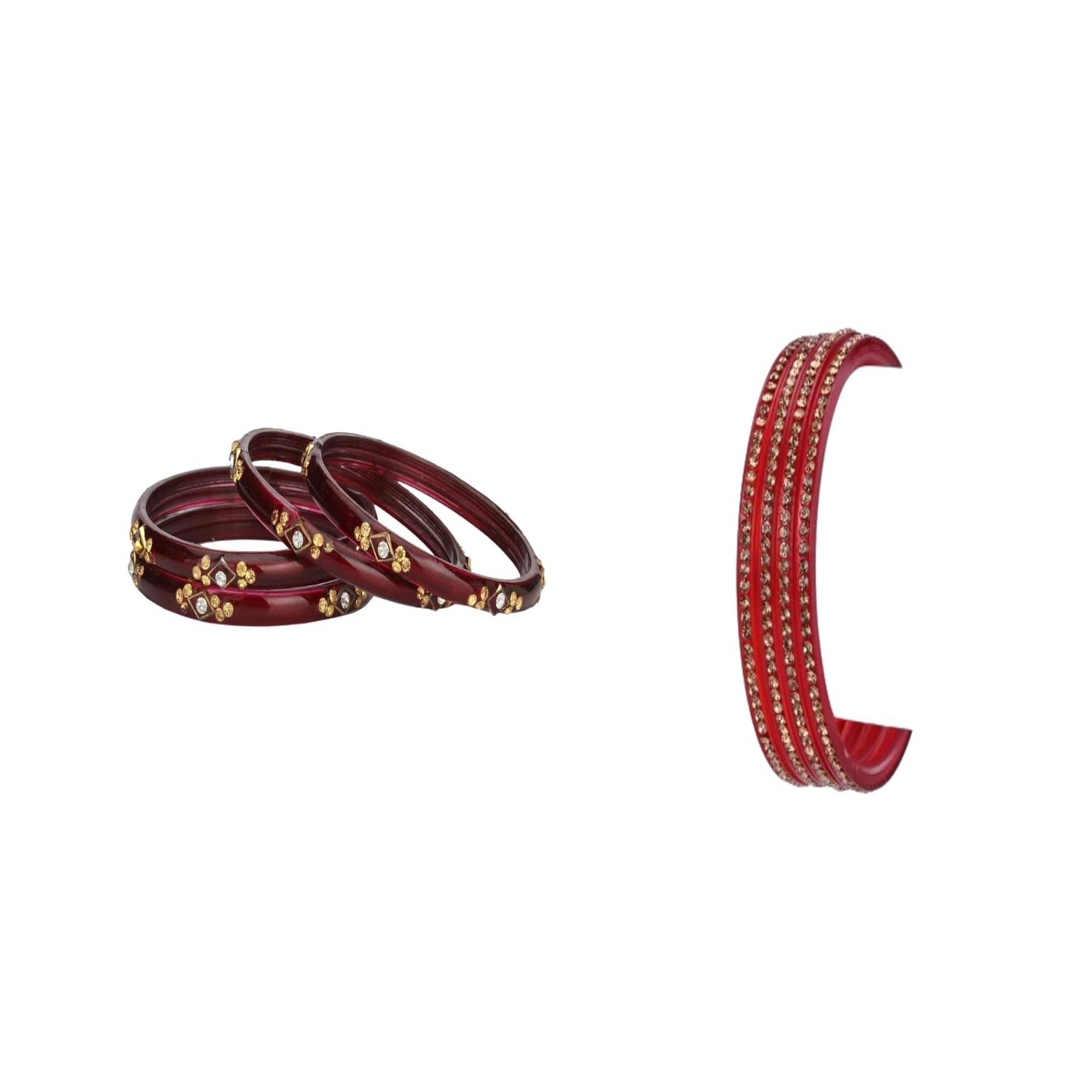 Somil Multicolor Bangle Set ( Pack of 2 ) Somil Multicolor Bangle Set ( Pack of 2 )