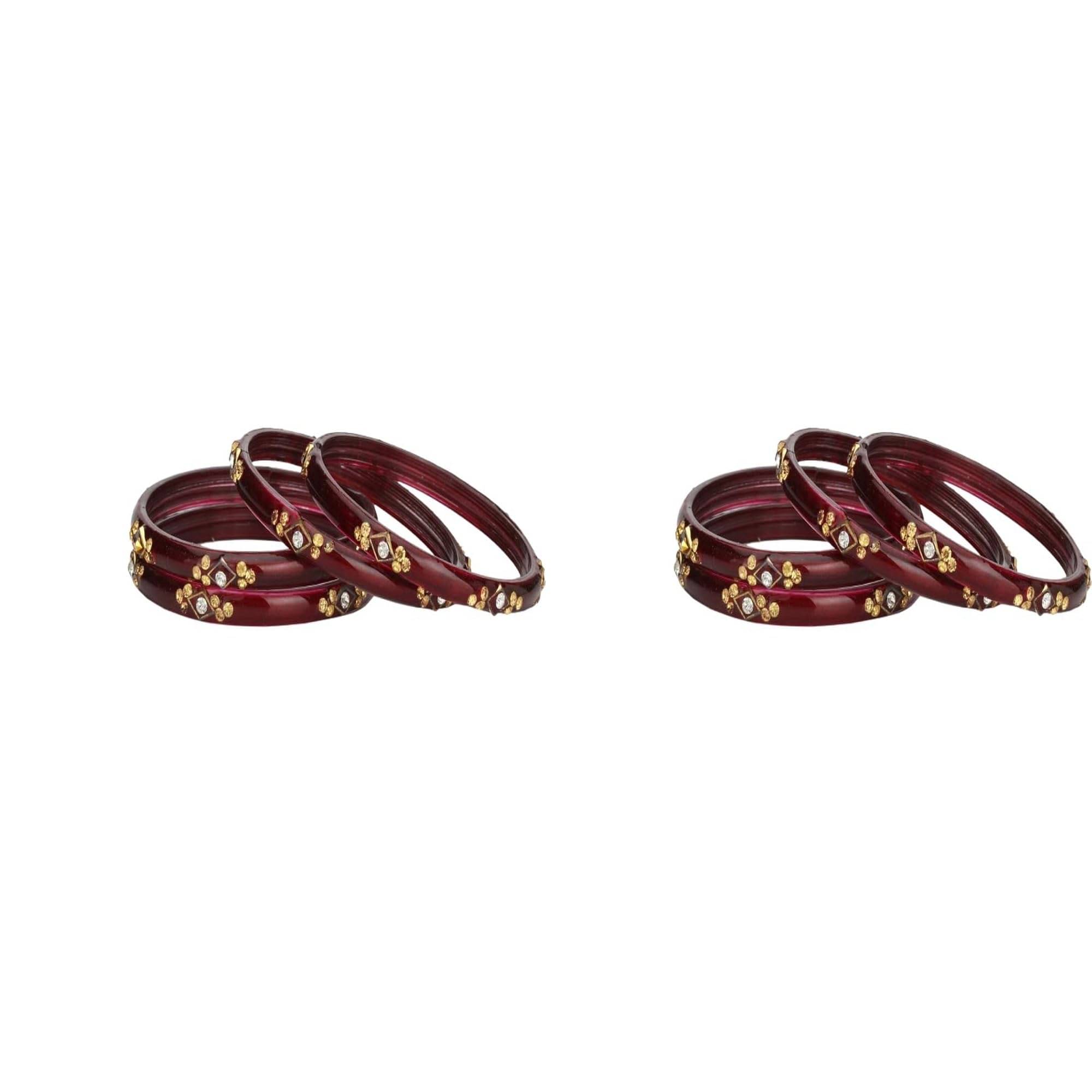     			Somil Multicolor Bangle Set ( Pack of 2 )
