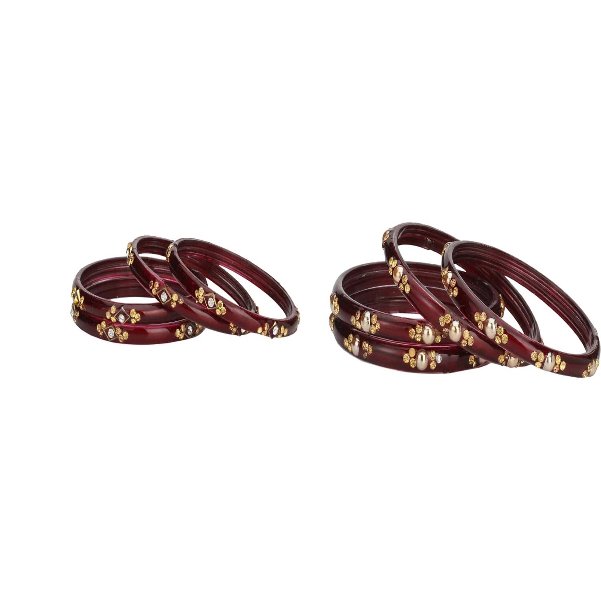 Somil Multicolor Bangle Set ( Pack of 2 ) Somil Multicolor Bangle Set ( Pack of 2 )