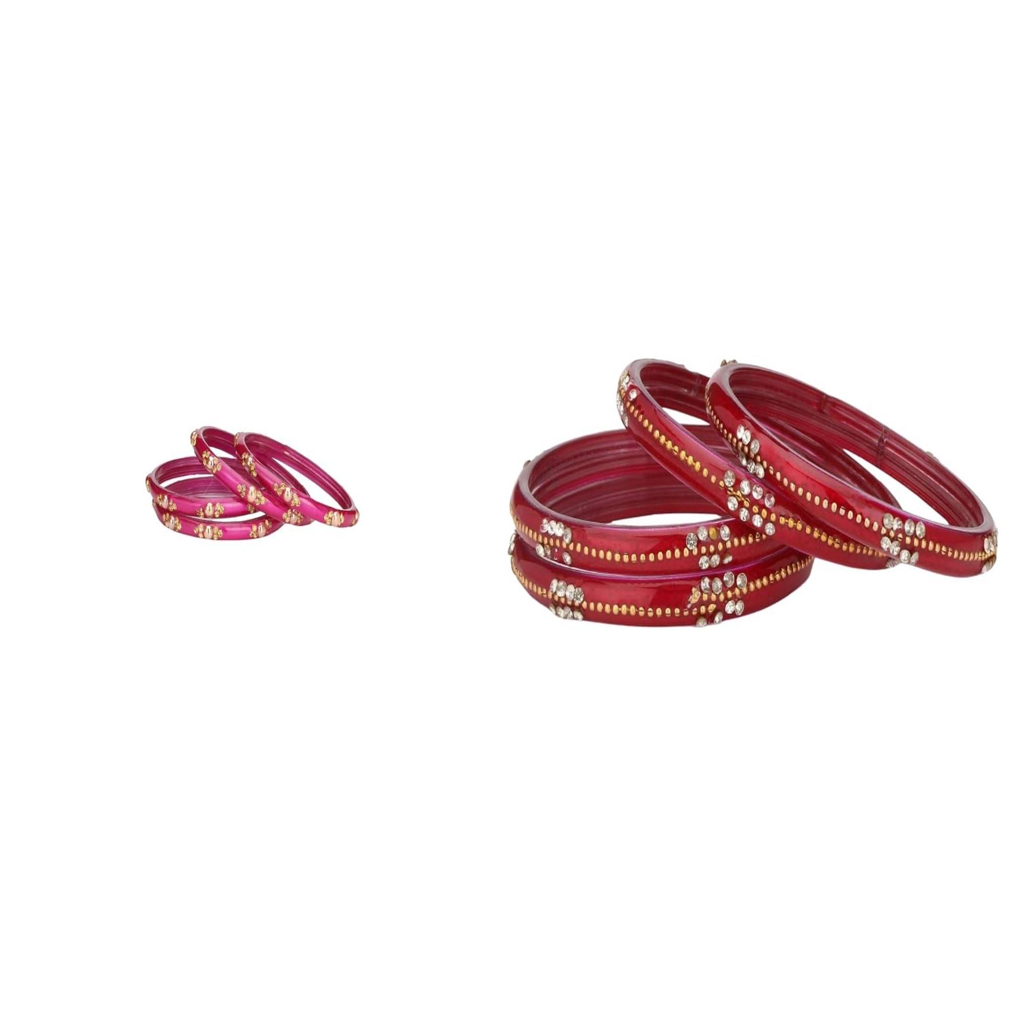     			Somil Multicolor Bangle Set ( Pack of 2 )