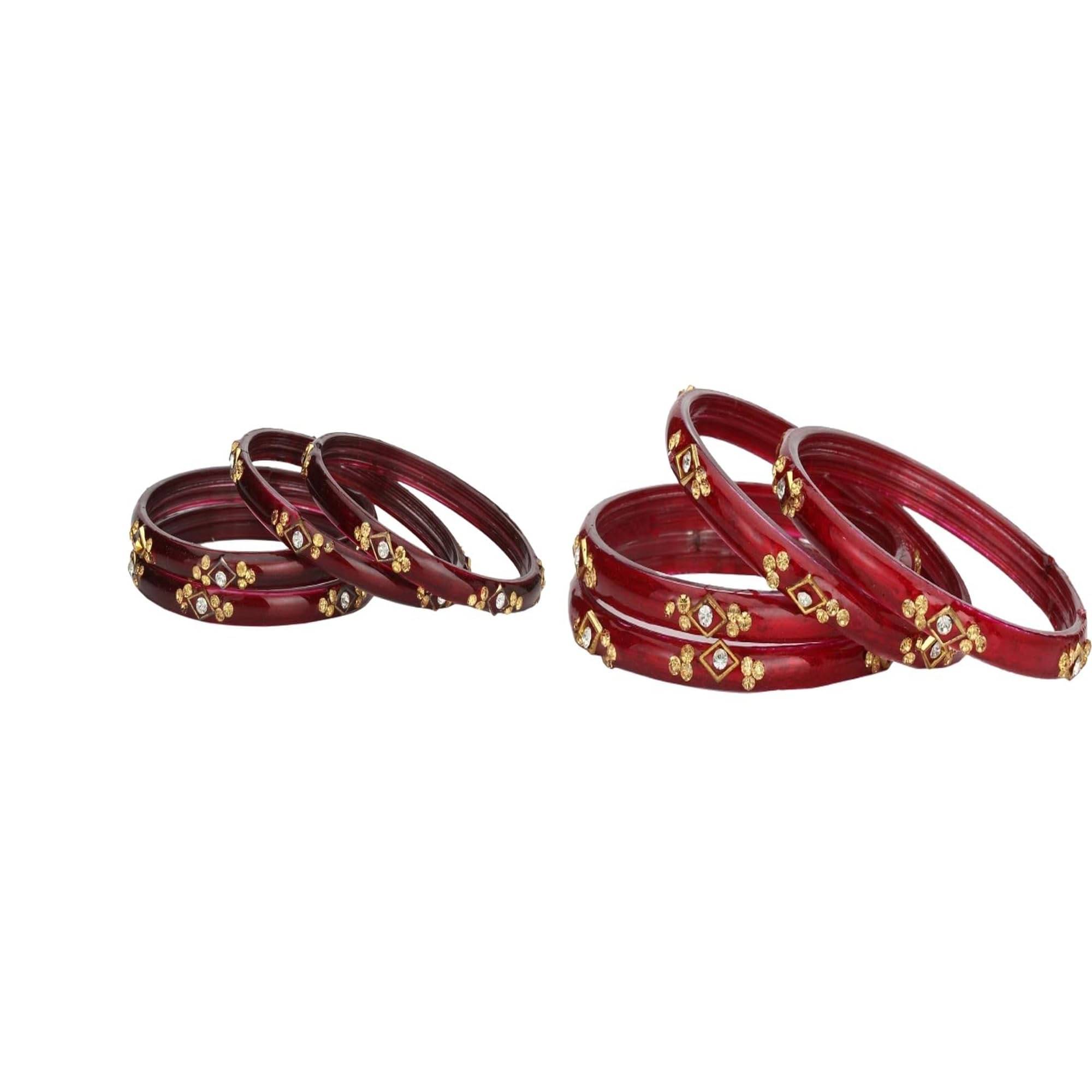     			Somil Multicolor Bangle Set ( Pack of 2 )