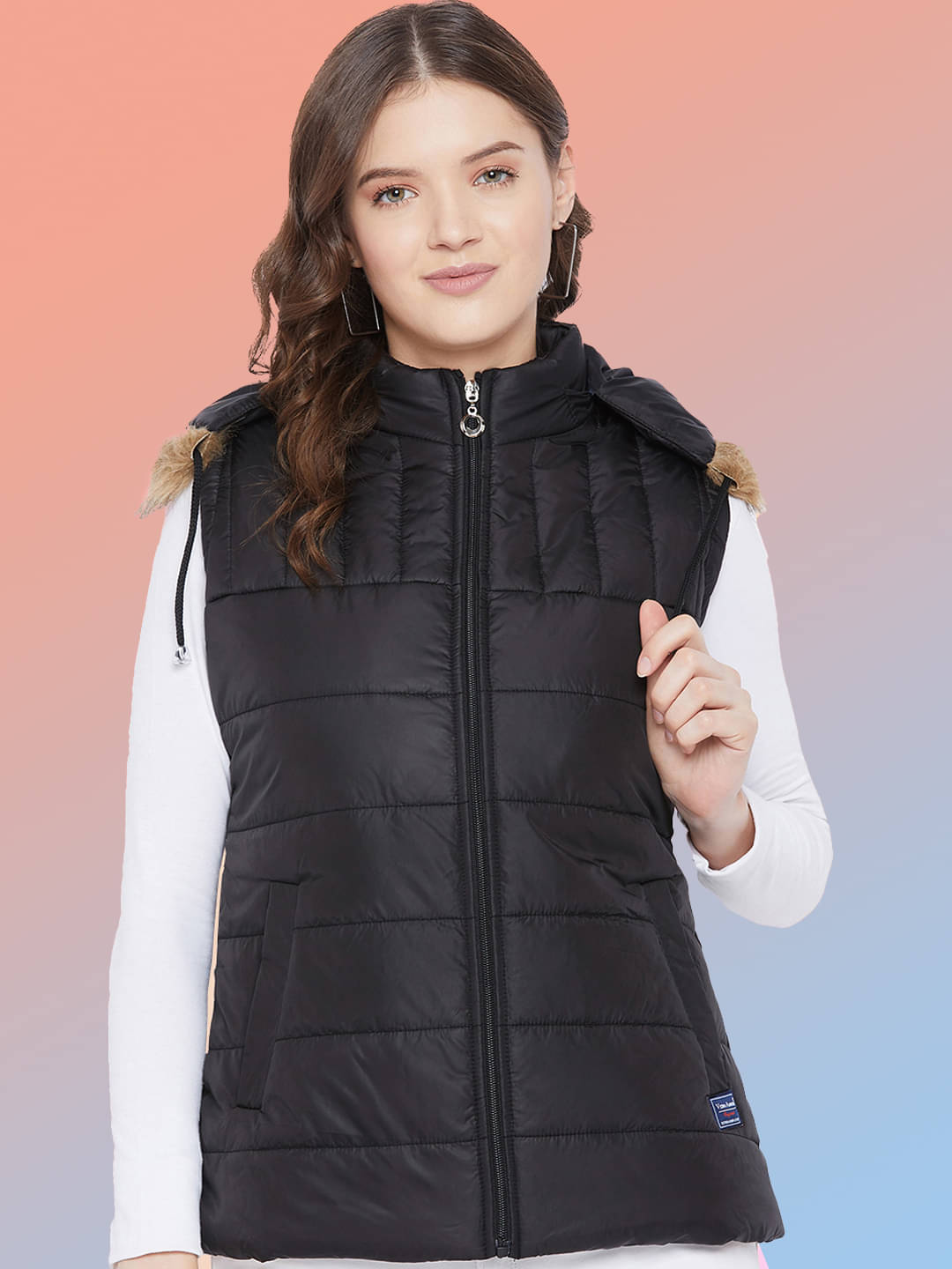 VERO AMORE Women Puffer Jacket ( Black ) VERO AMORE Women Puffer Jacket ( Black )