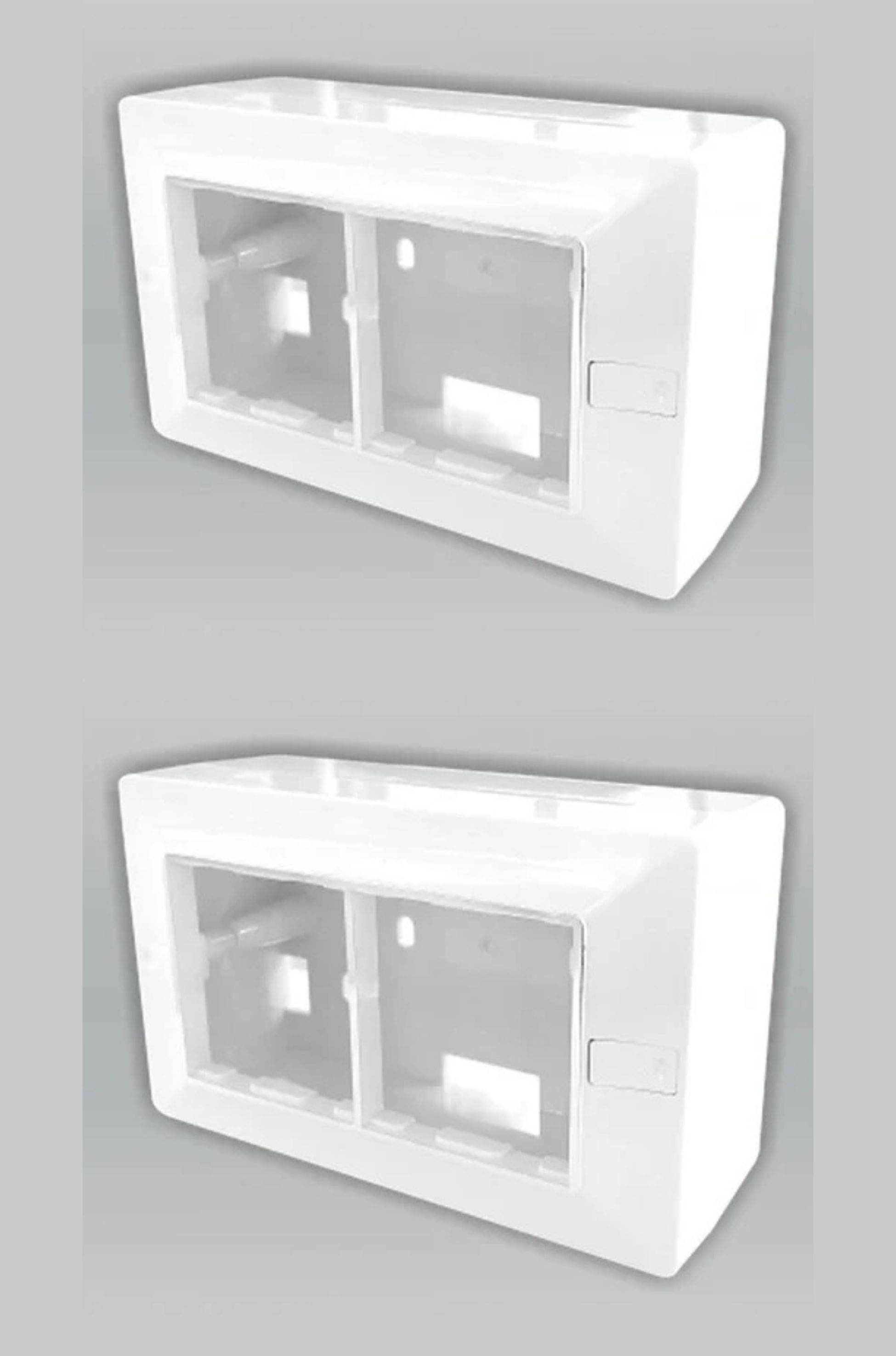 Bfive 4M Modular Gang Box (B086), Pack of 2, Bfive 4M Modular Gang Box (B086), Pack of 2,