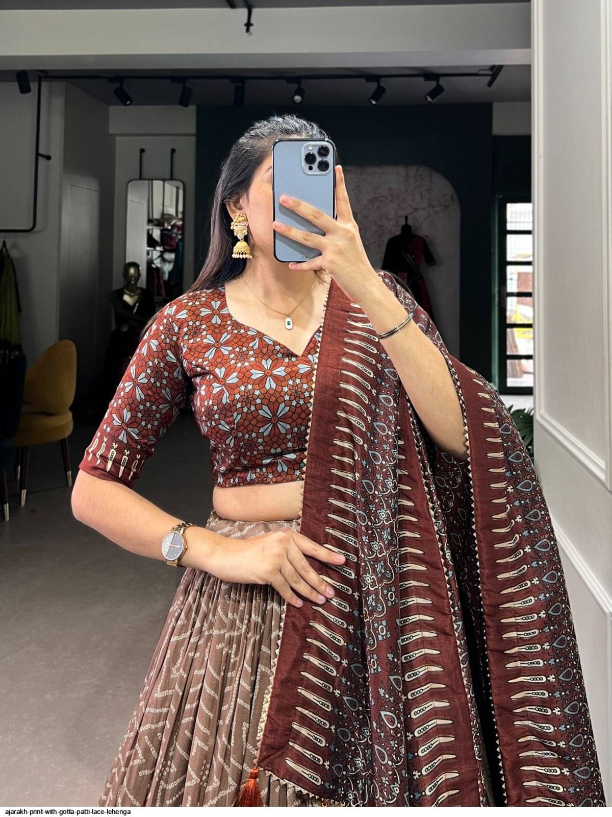 CYNOR Yellow Tussar Silk Circular Semi Stitched Lehenga Single CYNOR Yellow Tussar Silk Circular Semi Stitched Lehenga Single