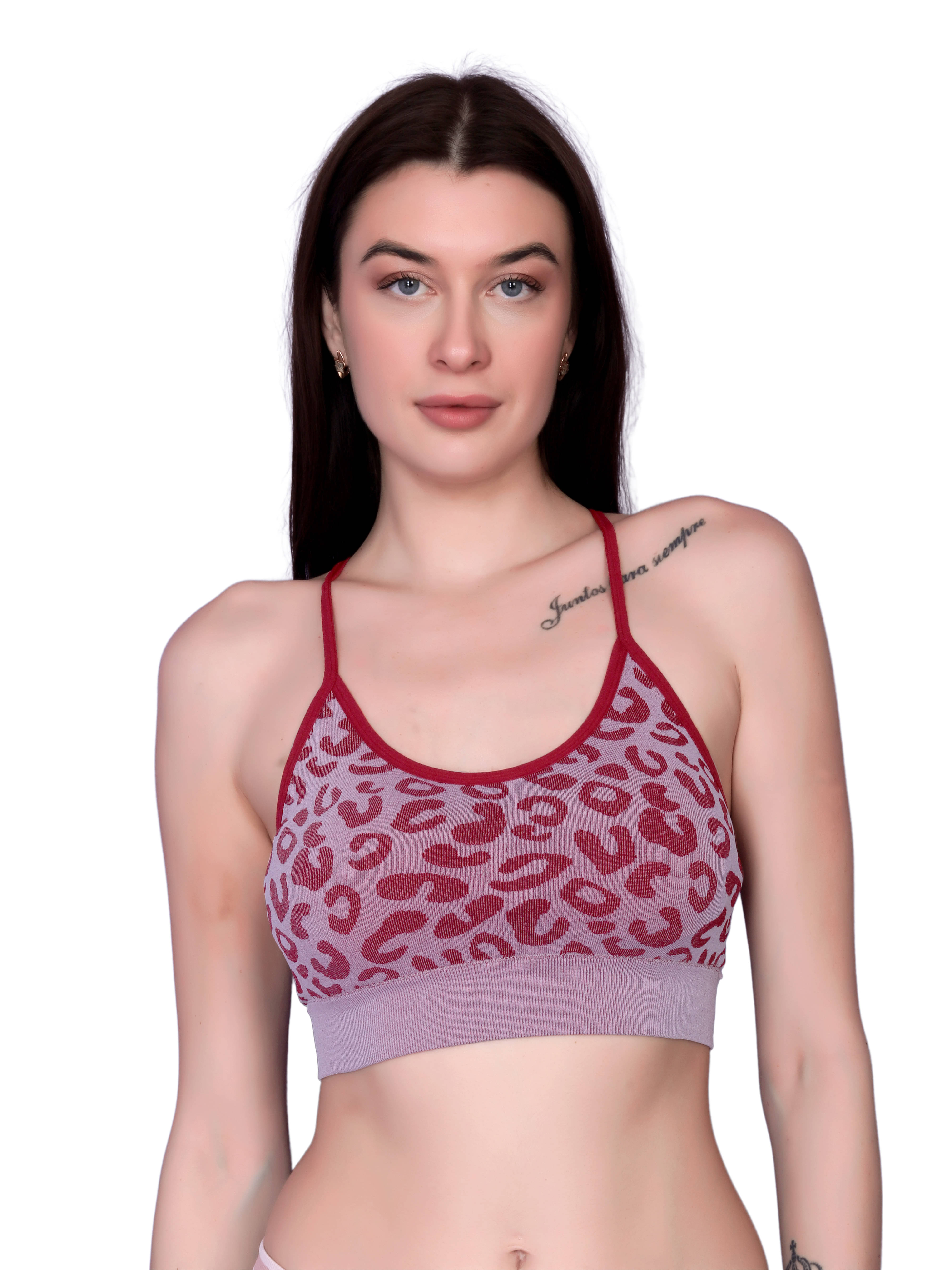 Dealseven Fashion Pack of 1 Nylon Lightly Padded Racerback bra For Women ( Brown )     			Dealseven Fashion Pack of 1 Nylon Lightly Padded Racerback bra For Women ( Brown )