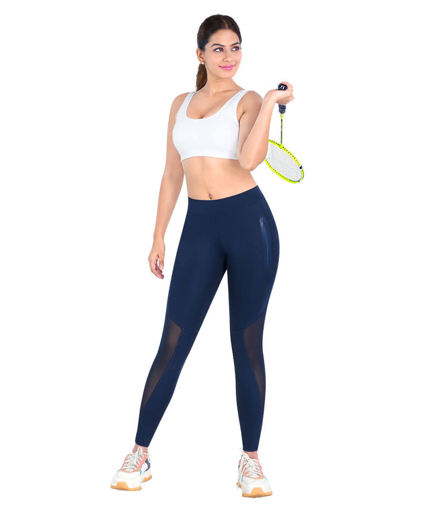 Dermawear Women Spandex Skinny Fit Jegging ( Navy Blue )