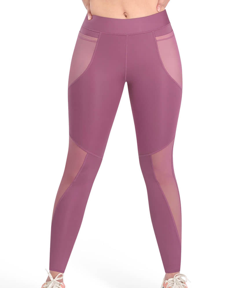 Dermawear Women Spandex Skinny Fit Jegging ( Mauve )