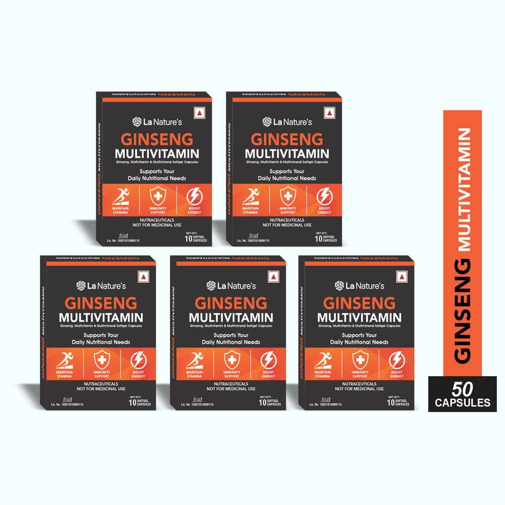     			La Nature's Multivitamins For Men & Women ( Pack of 5 )