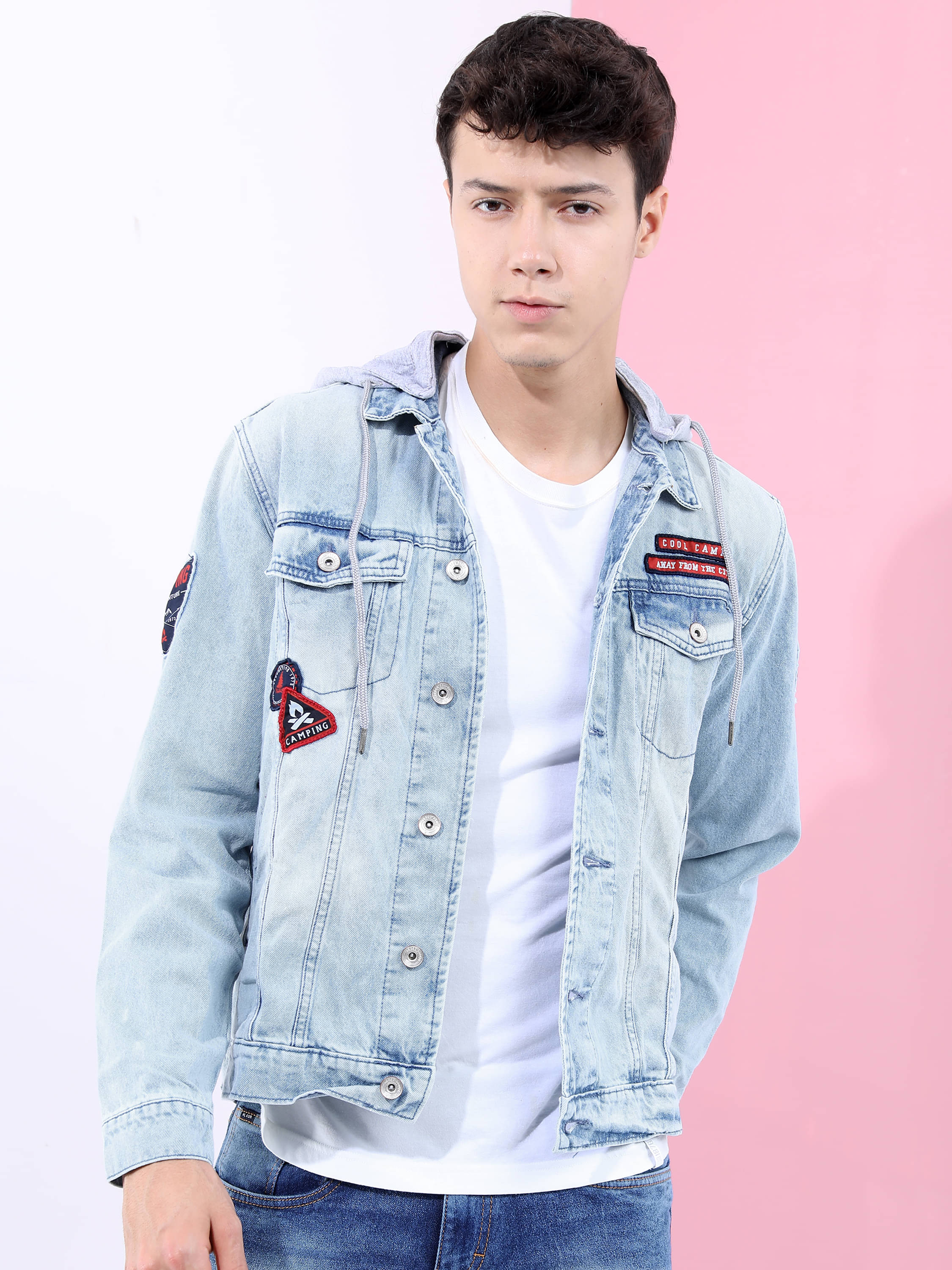     			Locomotive Cotton Men's Denim Jacket - Blue ( Pack of 1 )