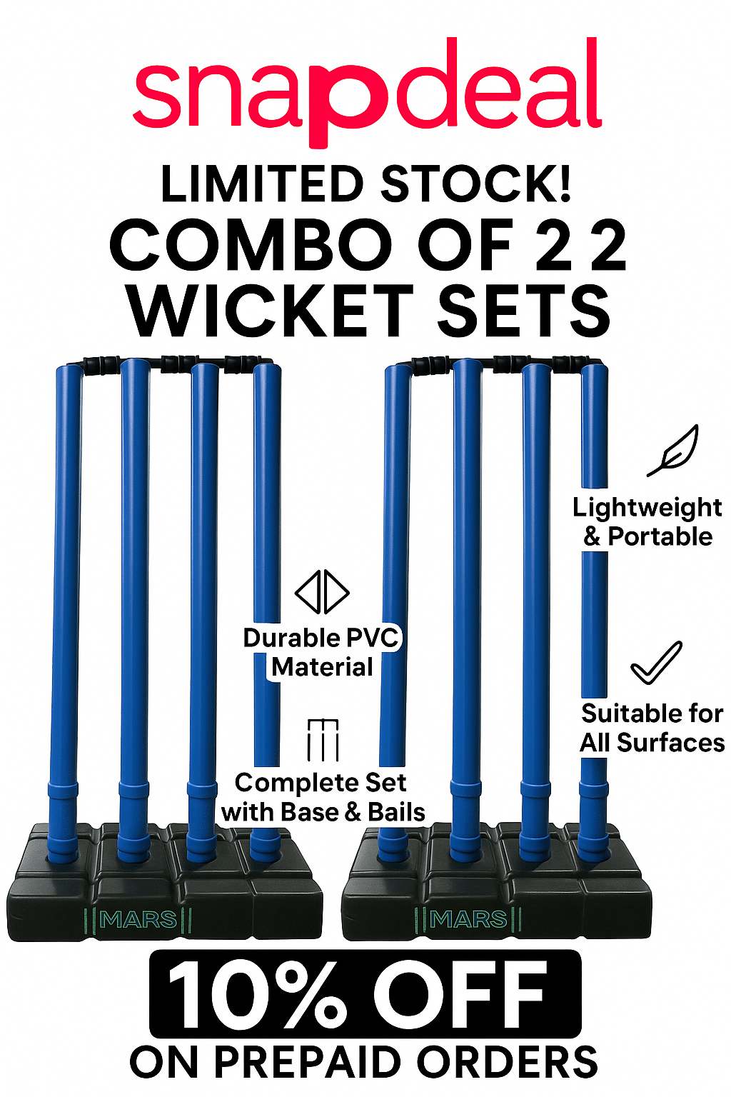     			MARS 2BS- MARS2 BLUE STUMPS