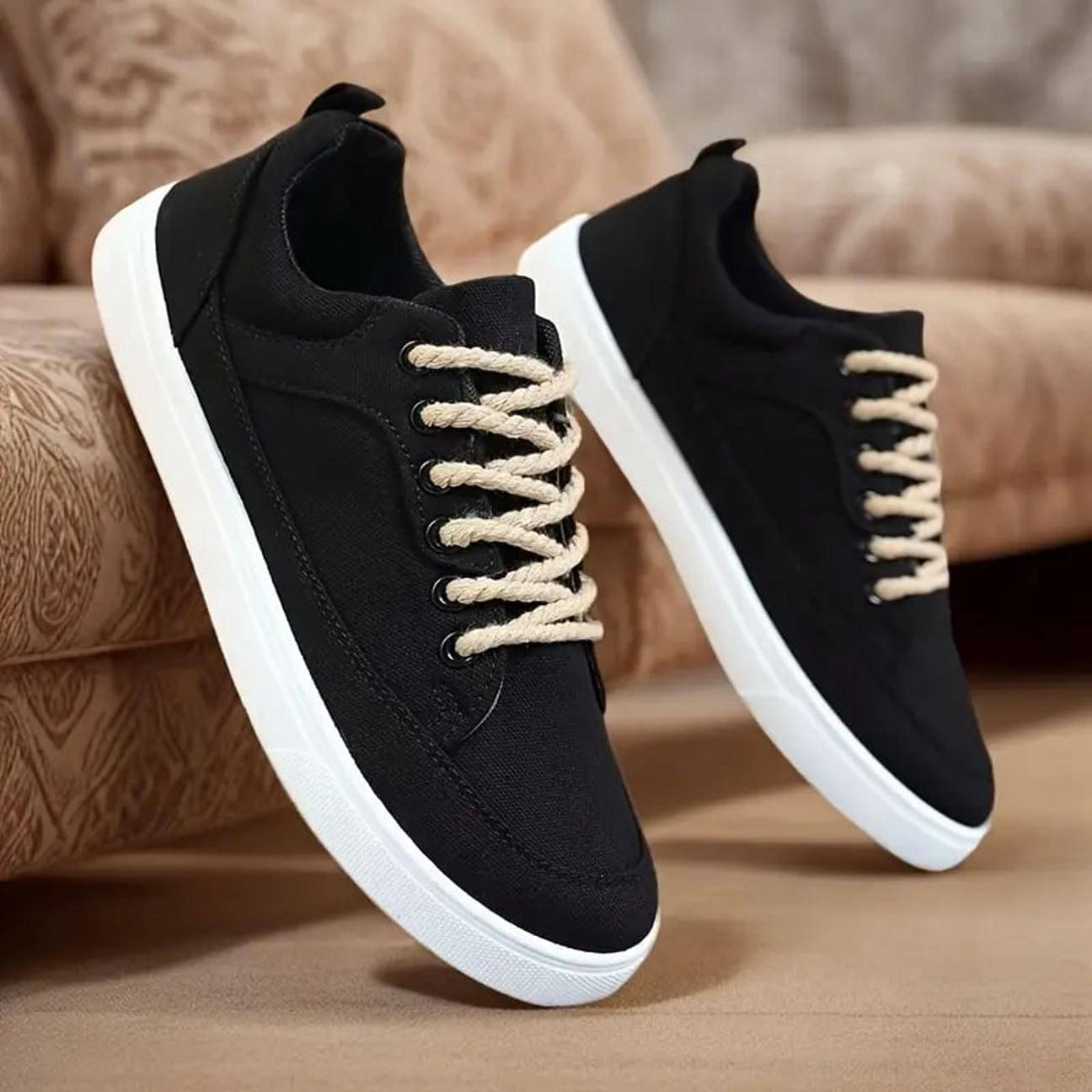     			Neakser Stylish Black Men's Sneakers