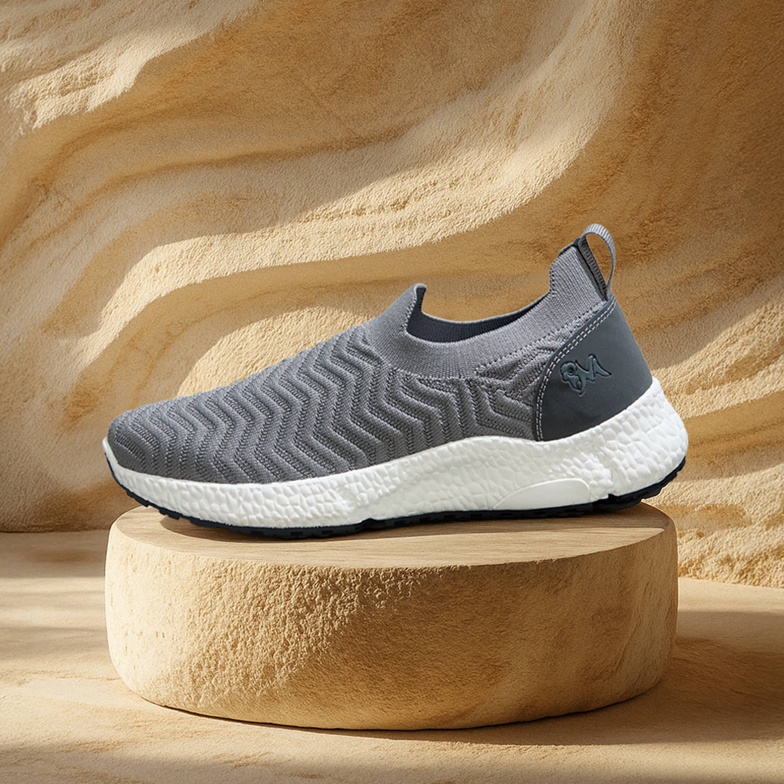     			Neemans Grey Melange Women's Slip On