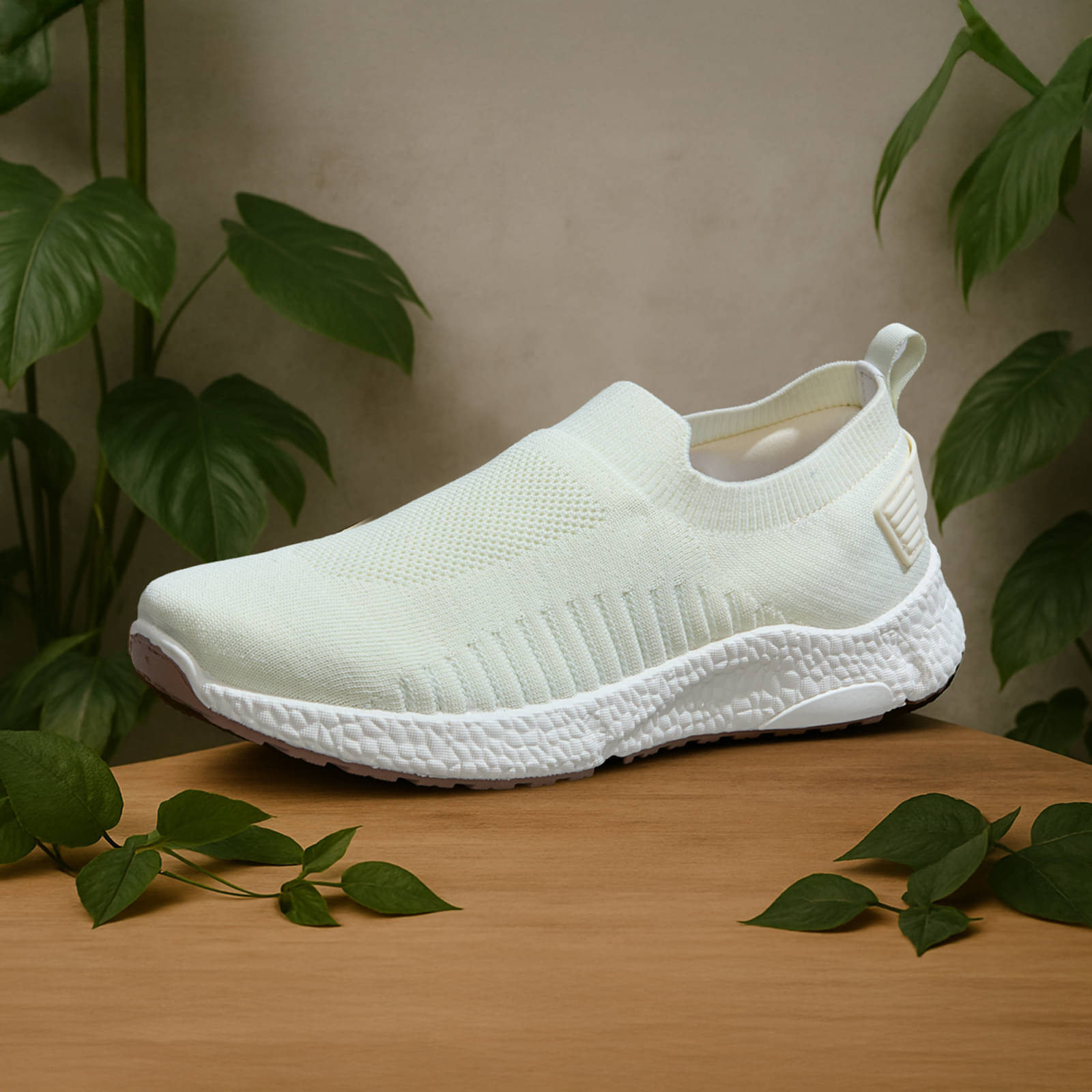     			Neemans Off White Women's Slip On