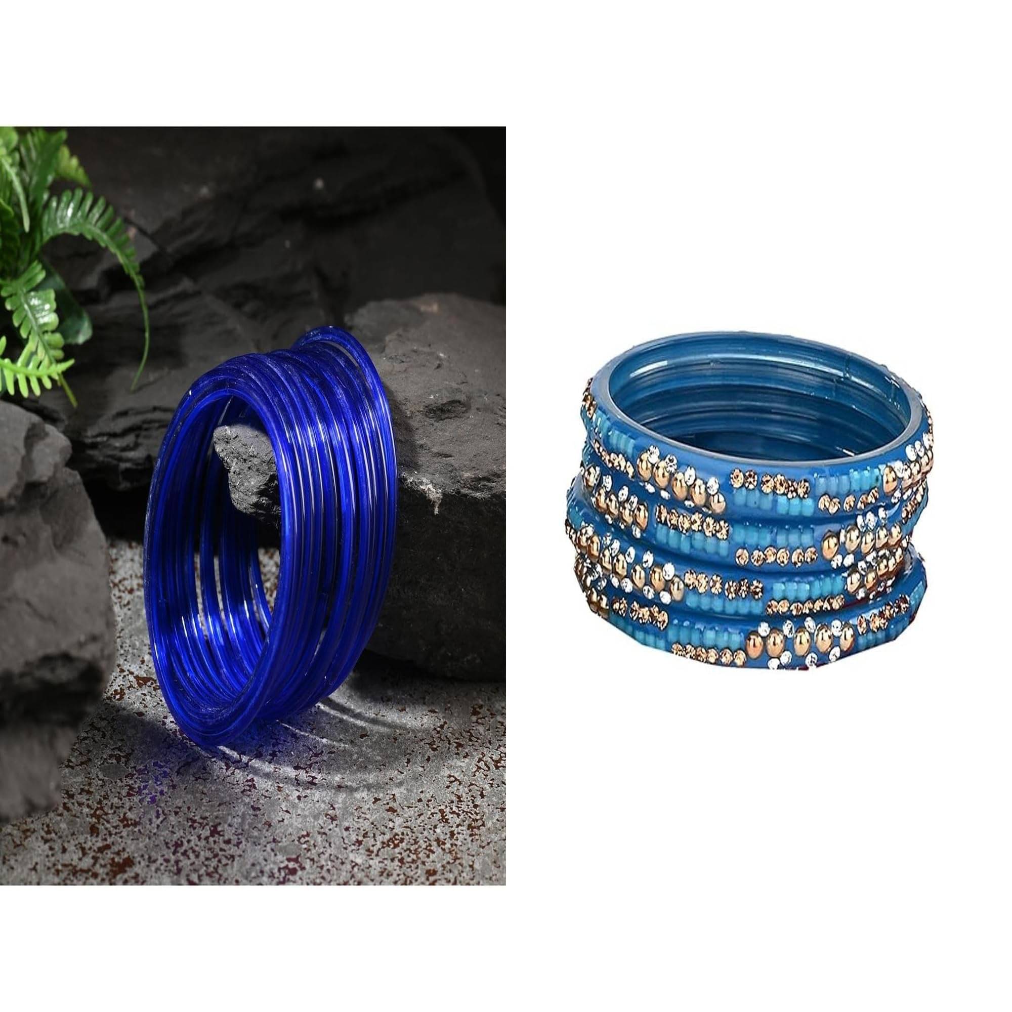 Somil Multicolor Bangle Set ( Pack of 2 )     			Somil Multicolor Bangle Set ( Pack of 2 )