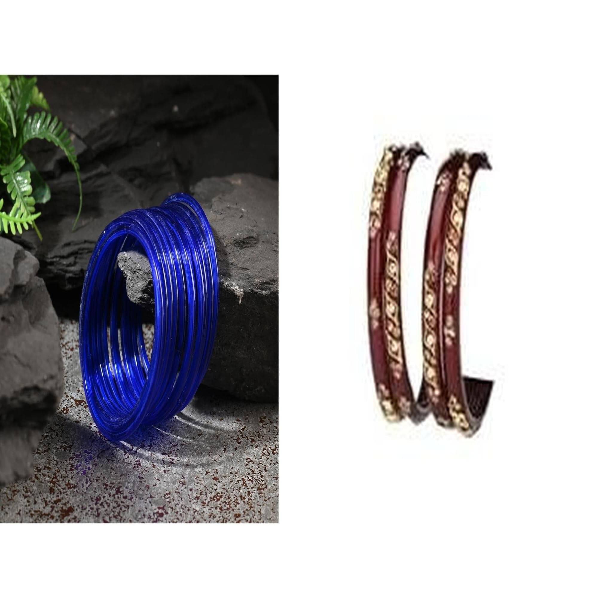 Somil Multicolor Bangle Set ( Pack of 2 ) Somil Multicolor Bangle Set ( Pack of 2 )