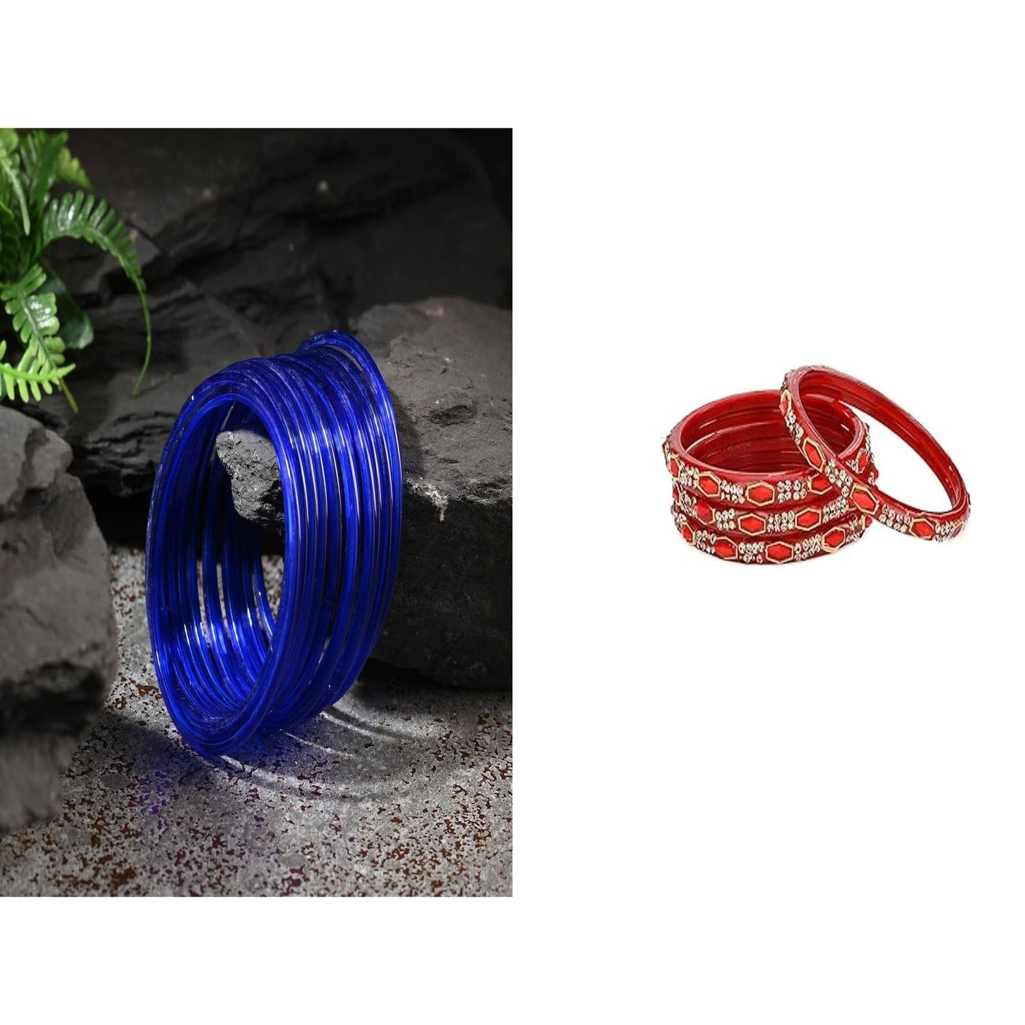 Somil Multicolor Bangle Set ( Pack of 2 ) Somil Multicolor Bangle Set ( Pack of 2 )