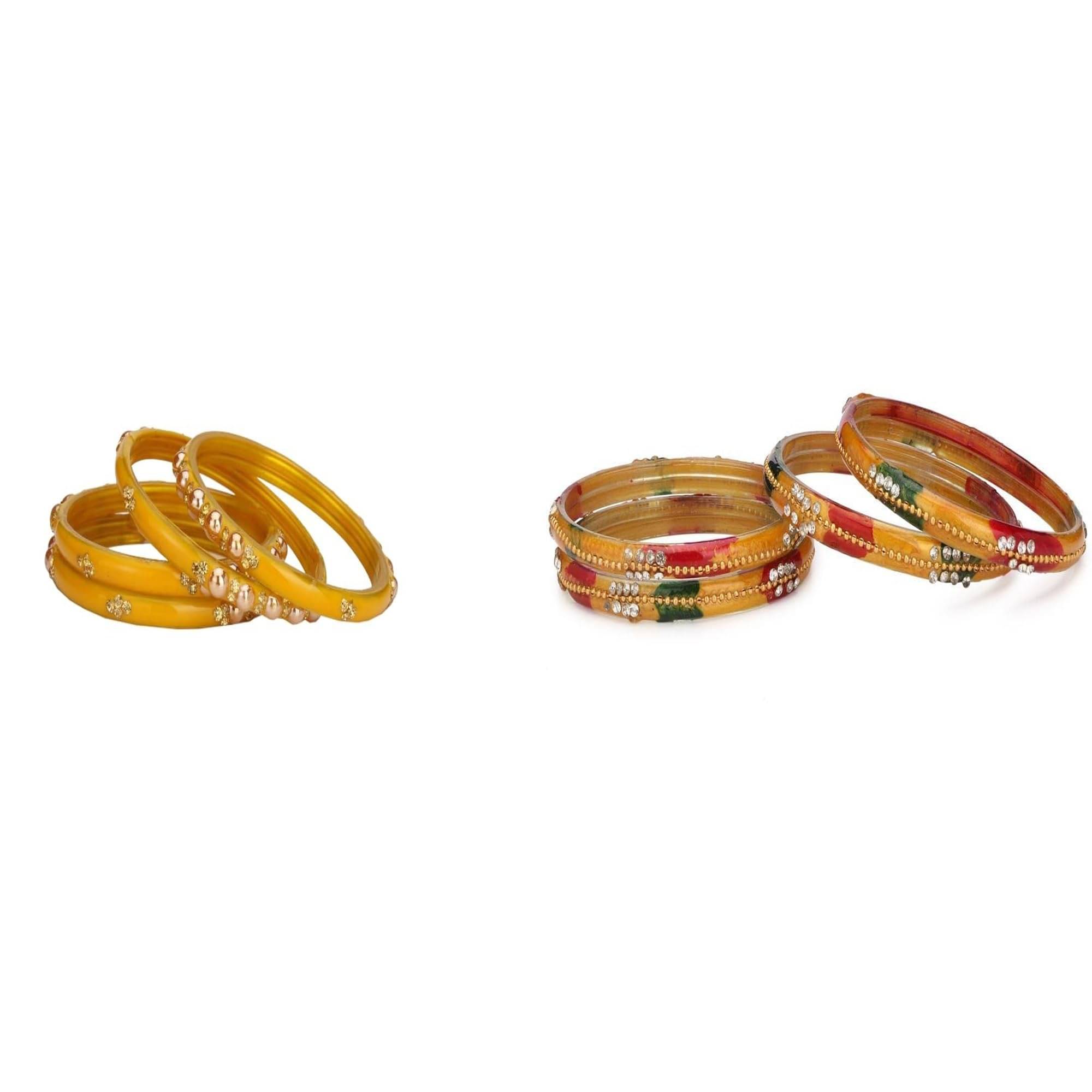 Somil Multicolor Bangle Set ( Pack of 2 ) Somil Multicolor Bangle Set ( Pack of 2 )