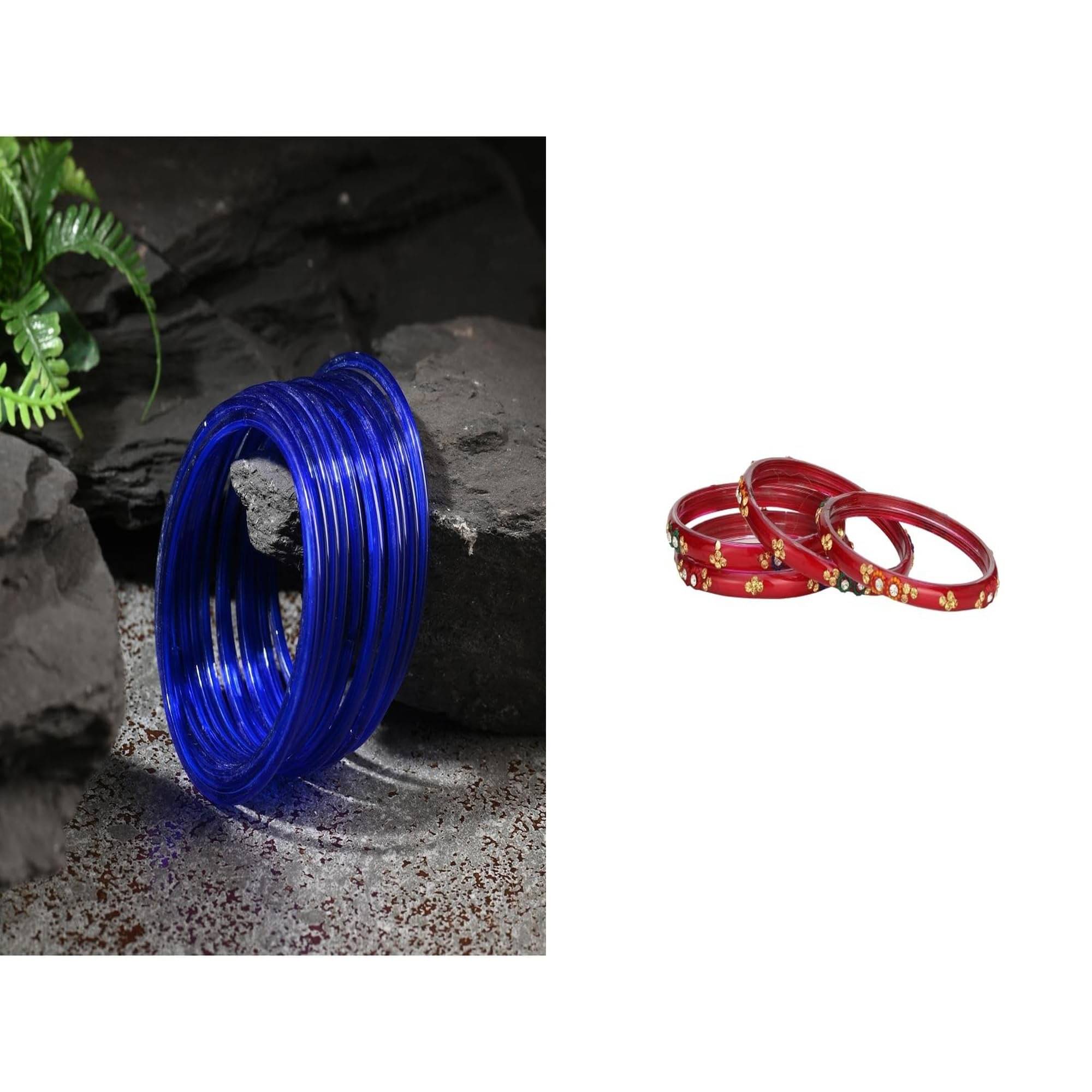 Somil Multicolor Bangle Set ( Pack of 2 ) Somil Multicolor Bangle Set ( Pack of 2 )