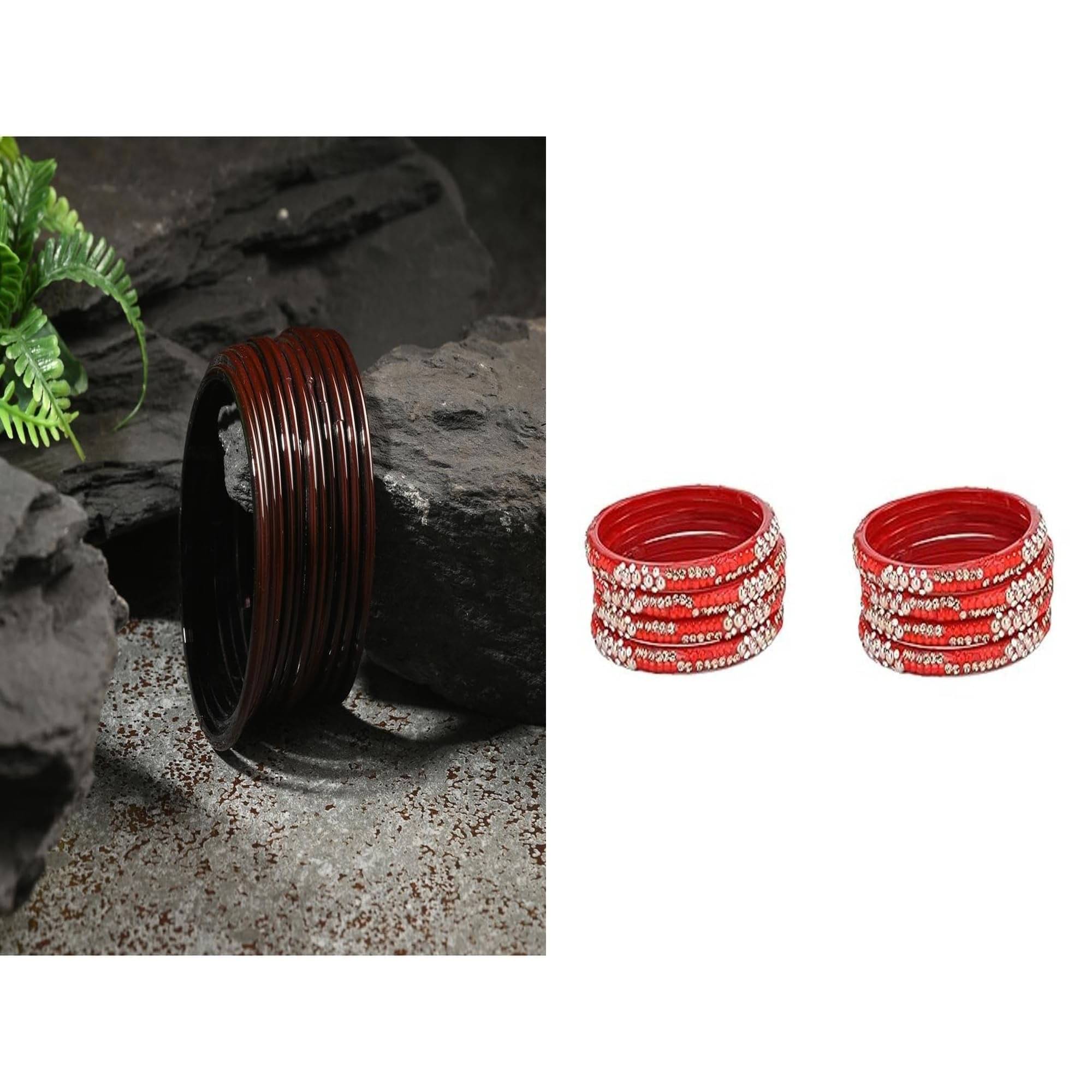 Somil Multicolor Bangle Set ( Pack of 2 )     			Somil Multicolor Bangle Set ( Pack of 2 )