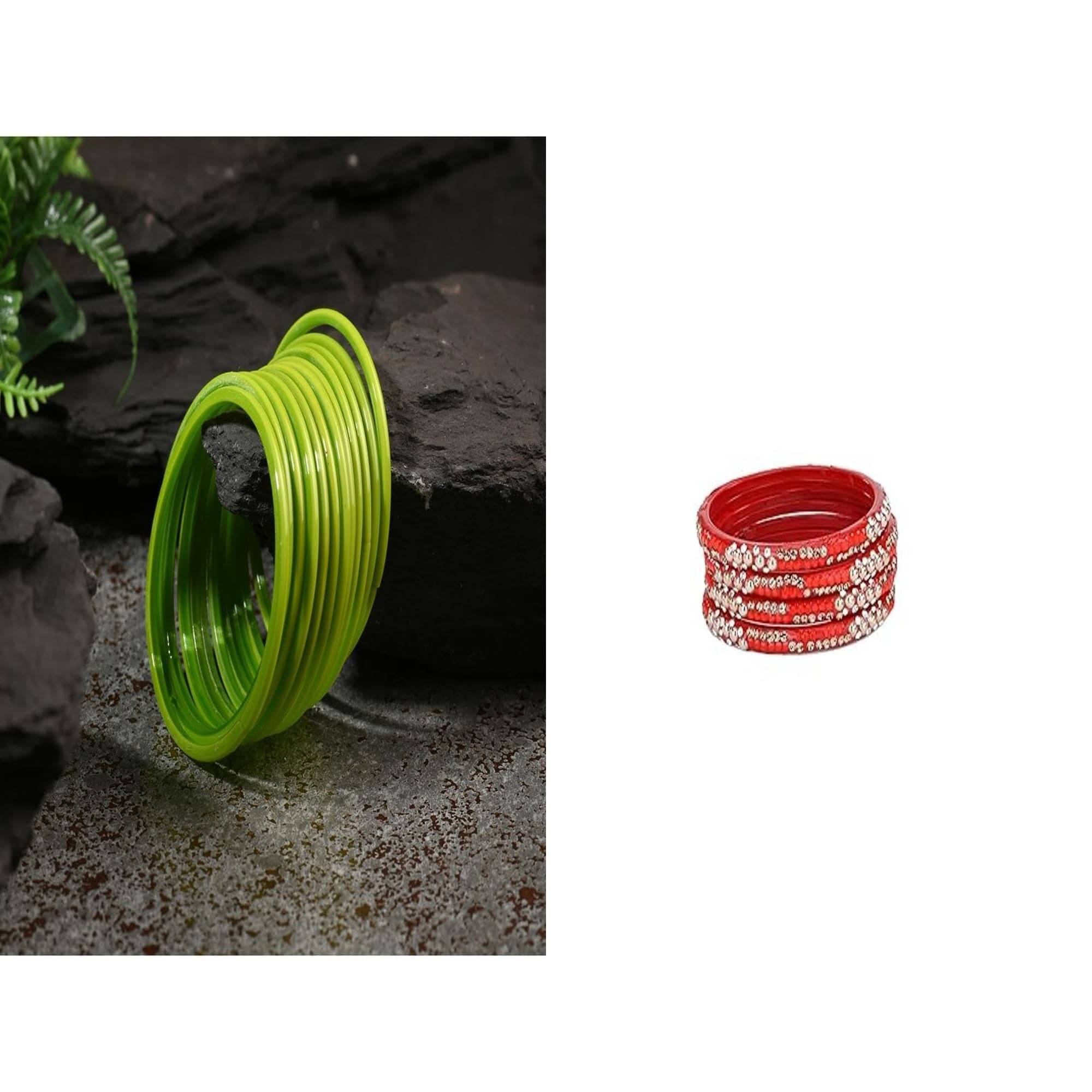 Somil Multicolor Bangle Set ( Pack of 2 ) Somil Multicolor Bangle Set ( Pack of 2 )