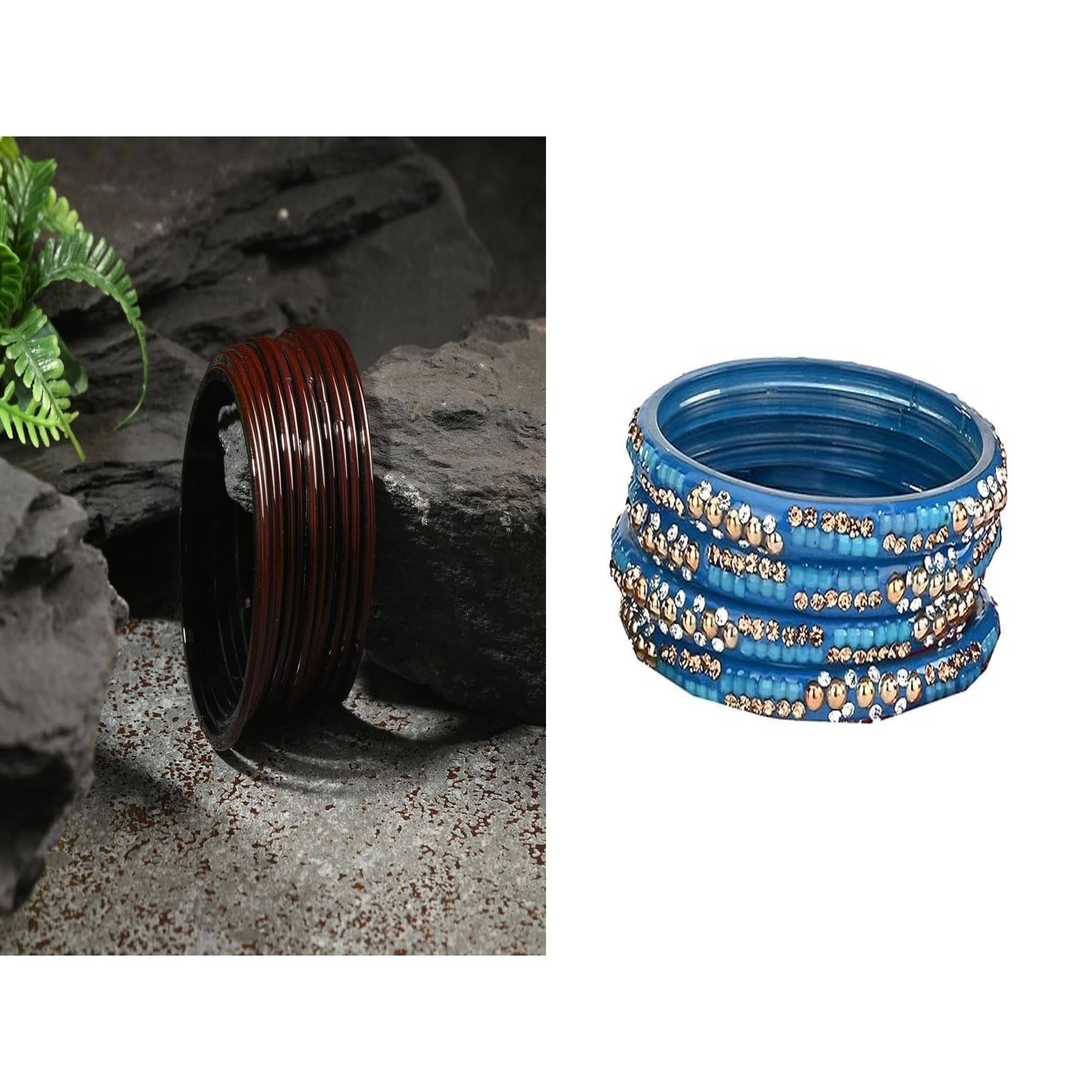 Somil Multicolor Bangle Set ( Pack of 2 ) Somil Multicolor Bangle Set ( Pack of 2 )
