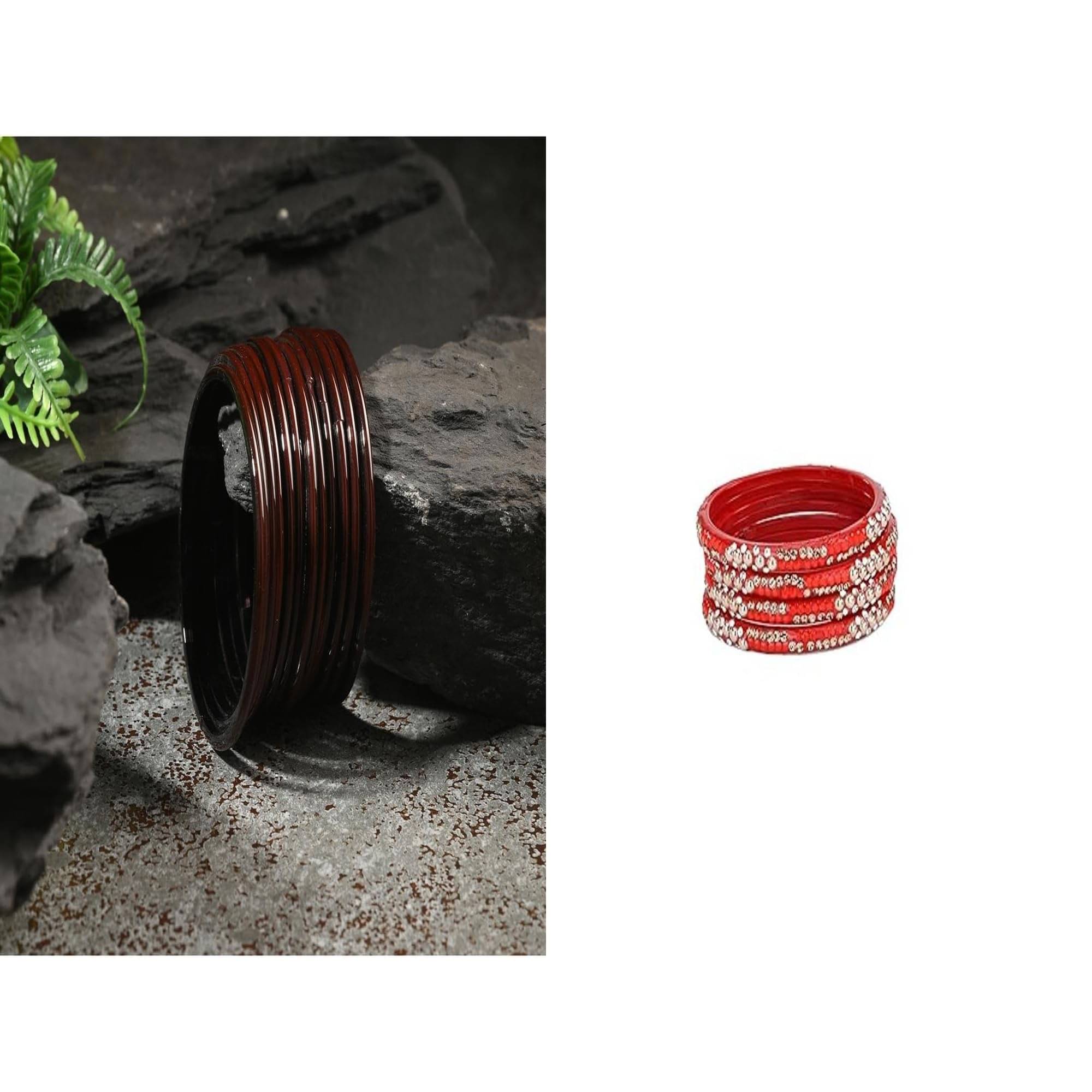 Somil Multicolor Bangle Set ( Pack of 2 )     			Somil Multicolor Bangle Set ( Pack of 2 )
