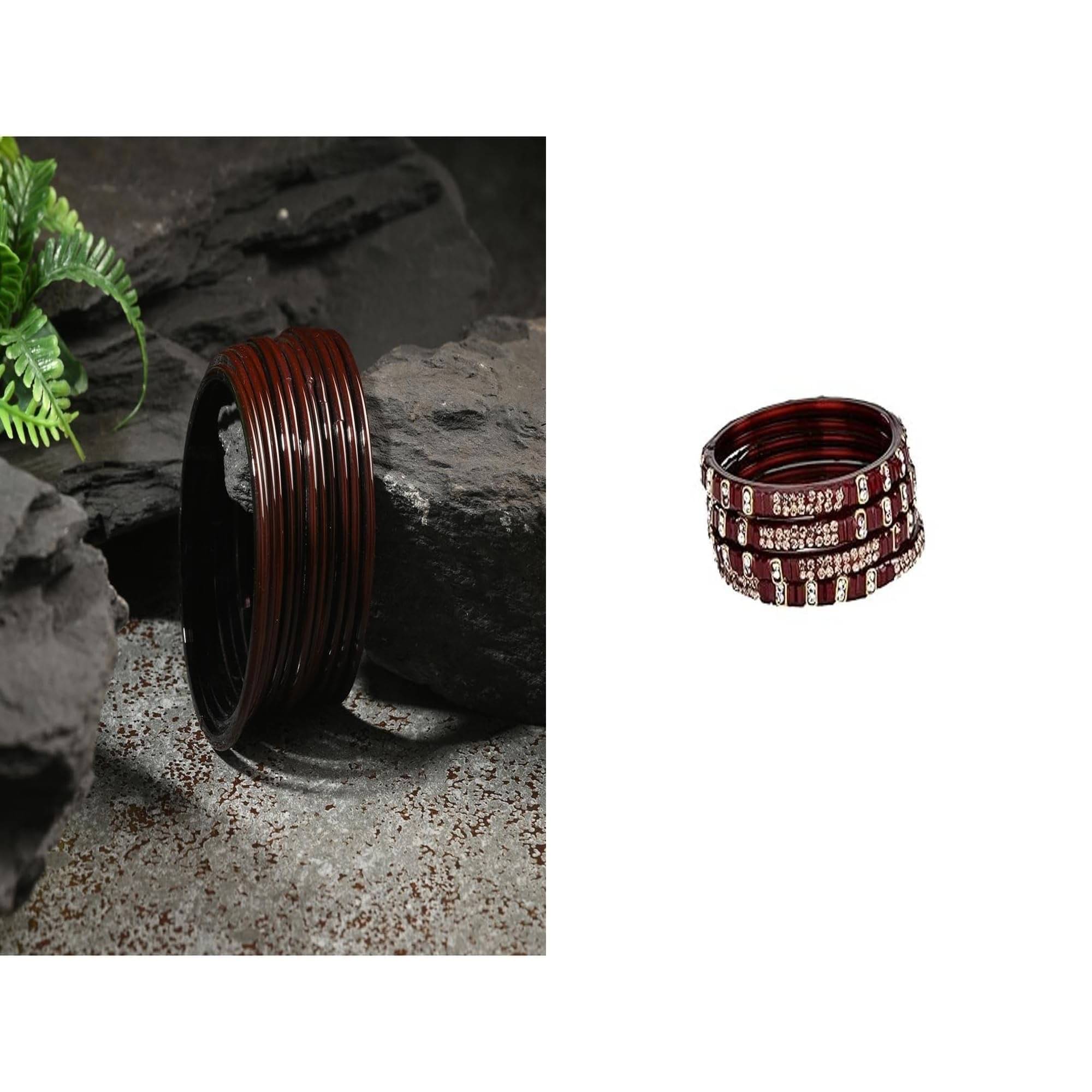     			Somil Multicolor Bangle Set ( Pack of 2 )