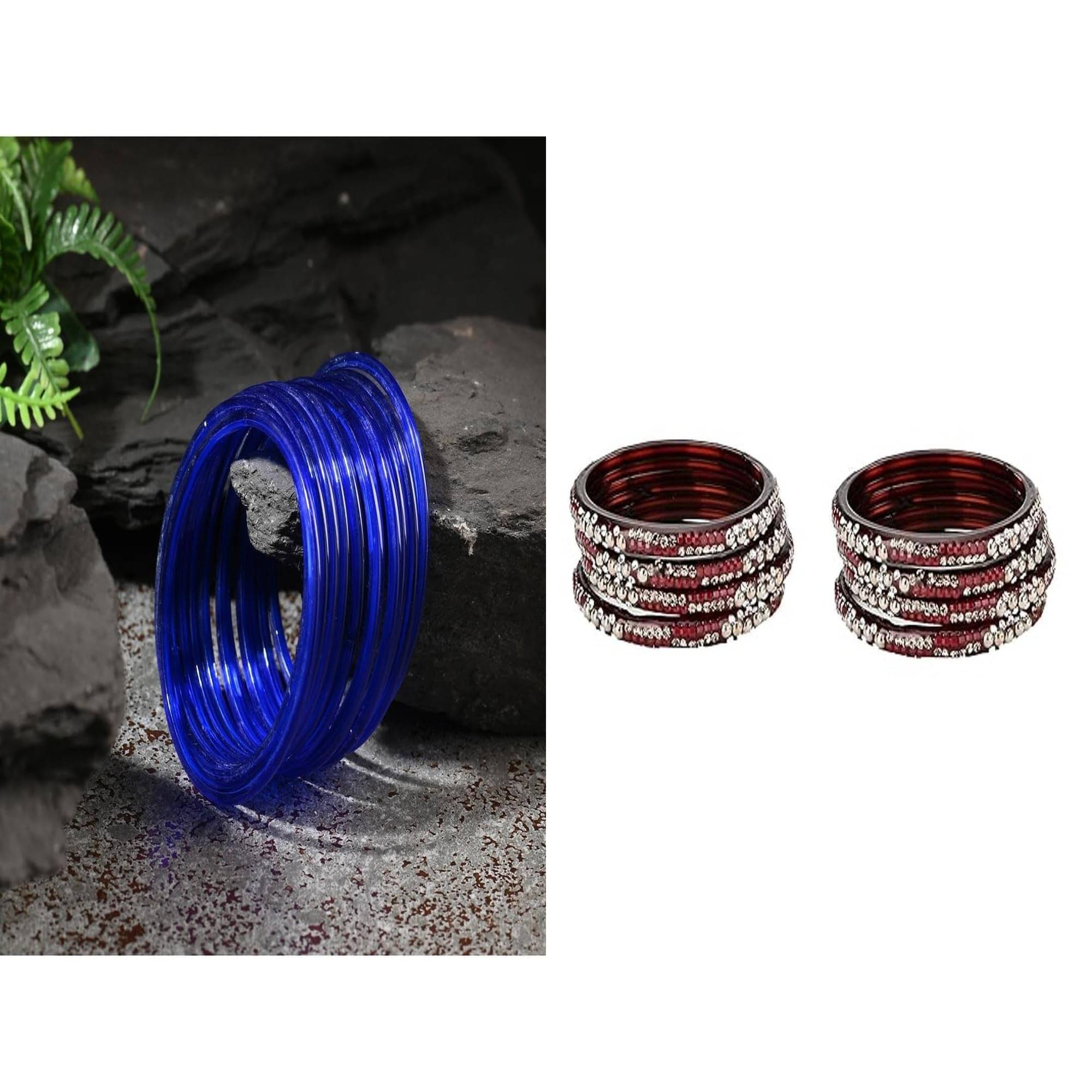 Somil Multicolor Bangle Set ( Pack of 2 ) Somil Multicolor Bangle Set ( Pack of 2 )