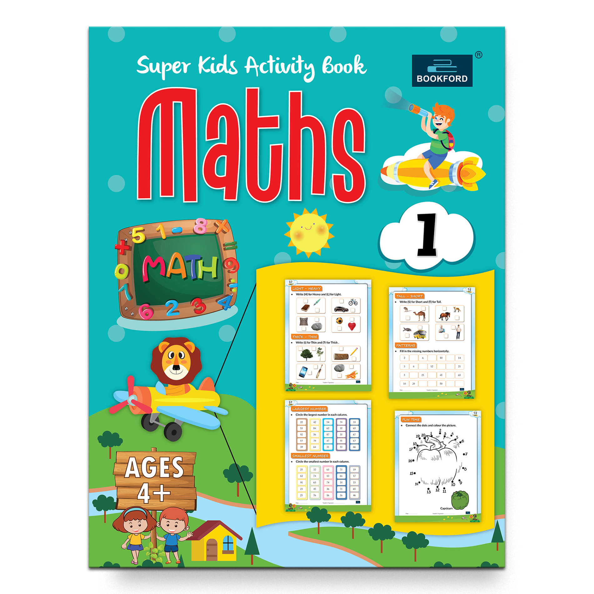 Super Kids Activity Book - Maths Part - 1 Books For Children , Super Kids Activity Book - Maths Part - 1 Books For Children ,