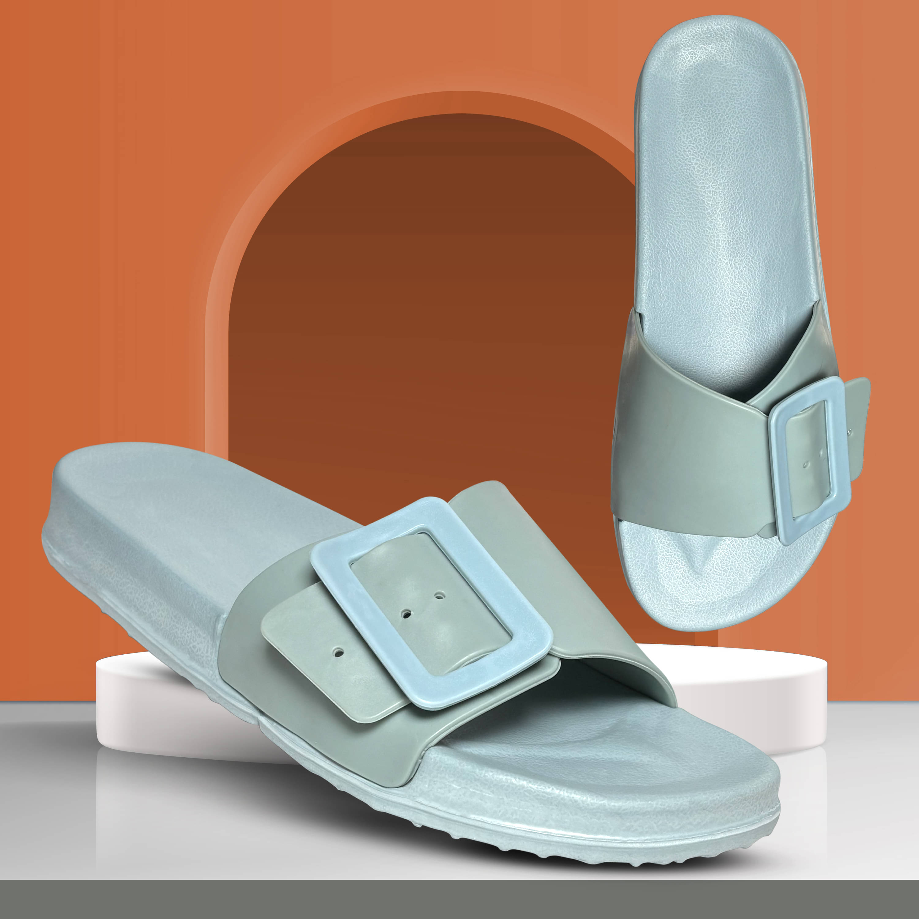     			TieFit Blue Women's Slide Flip Flop