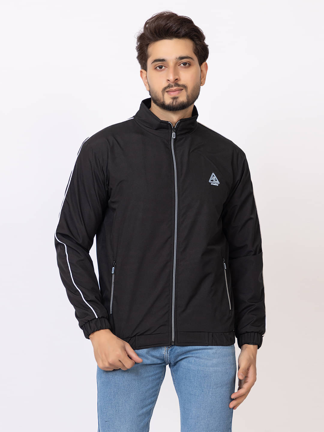 2nd Sky Polyester Blend Men's Casual Jacket - Black ( Pack of 1 ) 2nd Sky Polyester Blend Men's Casual Jacket - Black ( Pack of 1 )