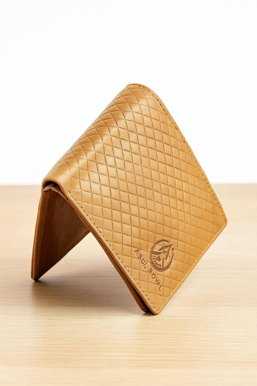     			ABUL ROYAL Leather Printed Men's Two Fold Wallet With More Than 10 Slots For Card ( Tan , Pack of 1 )