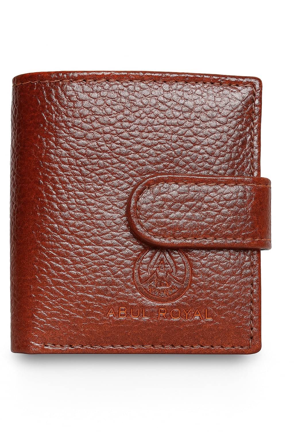     			ABUL ROYAL Leather Printed Men's Two Fold Wallet With 9 Slots For Card ( Brown , Pack of 1 )