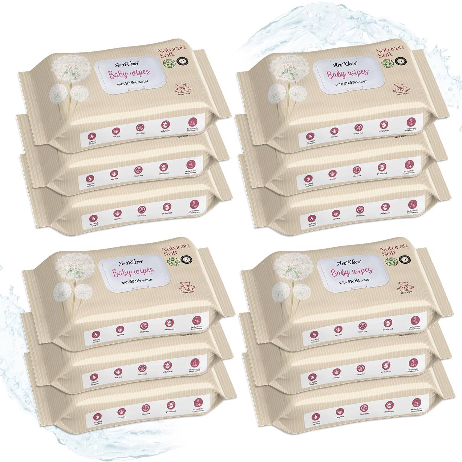 Arokleen Scented Wet wipes For Babies ( More Than 10 ) Arokleen Scented Wet wipes For Babies ( More Than 10 )