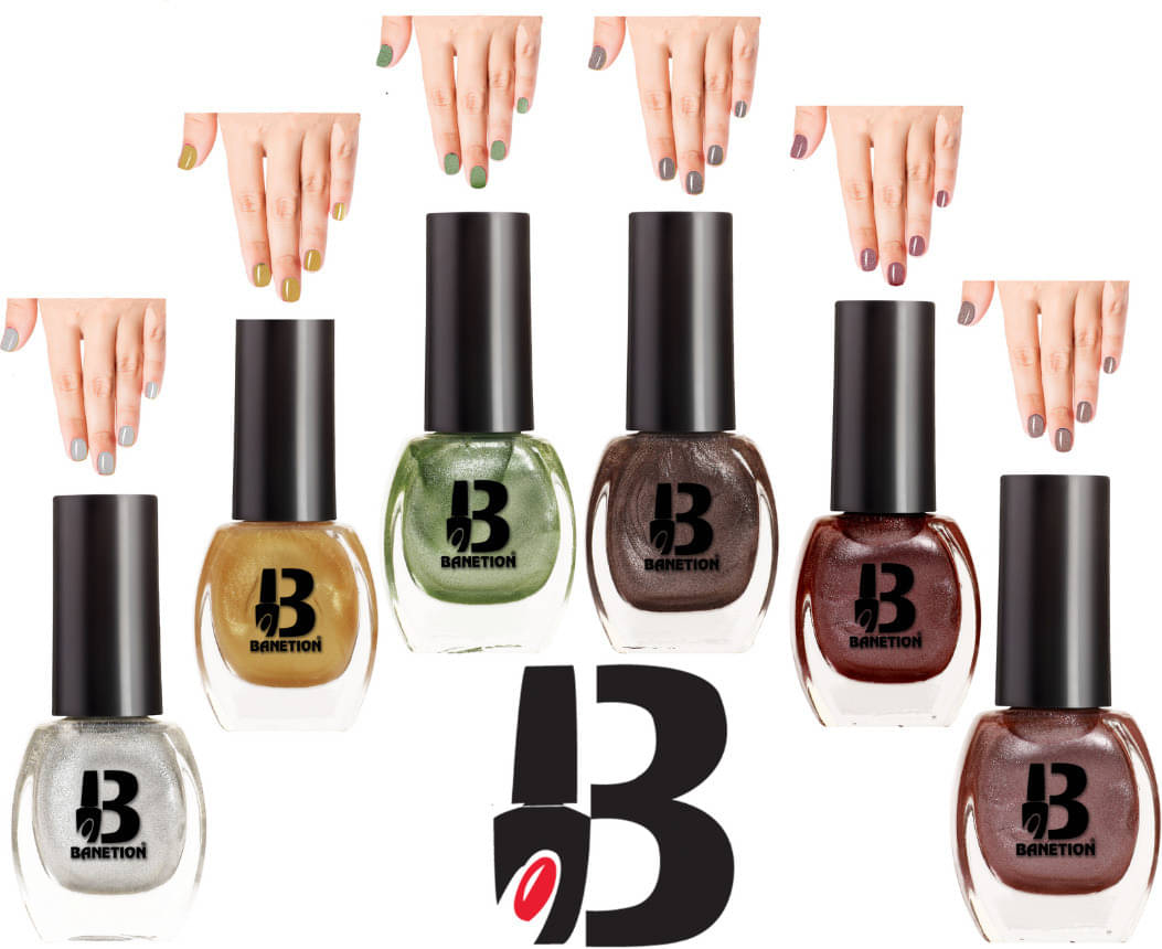     			Banetion Multi Matte Nail Polish 42 ( Pack of 6 )