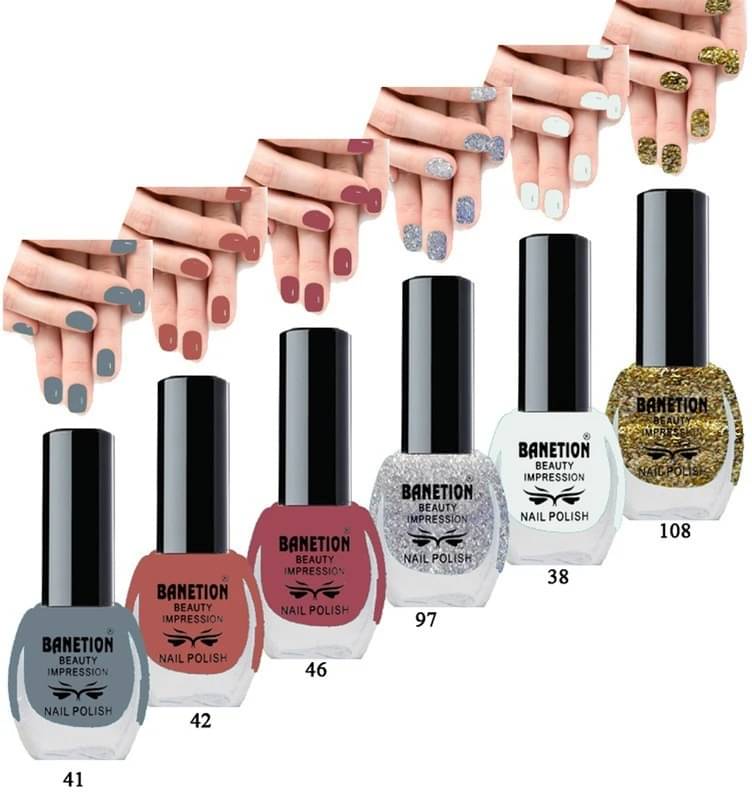     			Banetion Multi Matte Nail Polish 42 ( Pack of 6 )