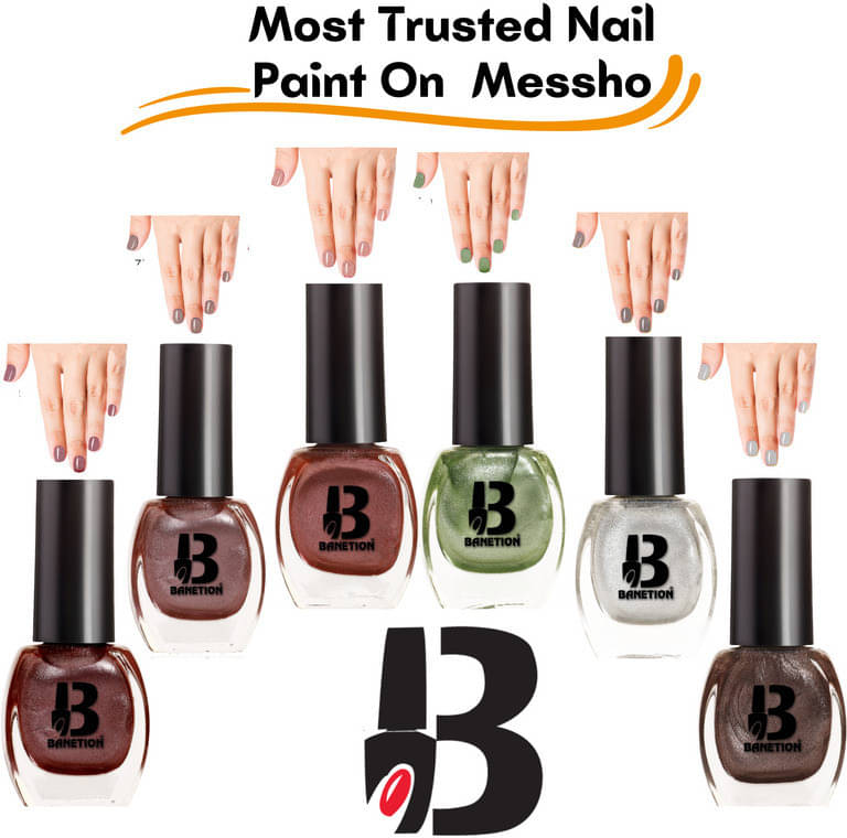     			Banetion Multi Matte Nail Polish 42 ( Pack of 6 )