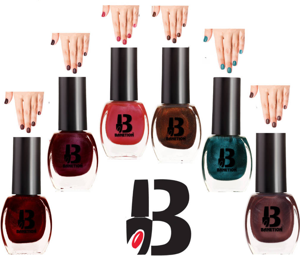     			Banetion Multi Matte Nail Polish 42 ( Pack of 6 )
