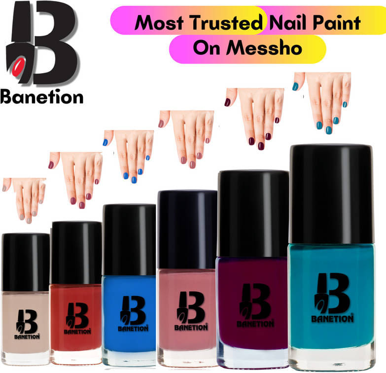     			Banetion Multi Matte Nail Polish 42 ( Pack of 6 )