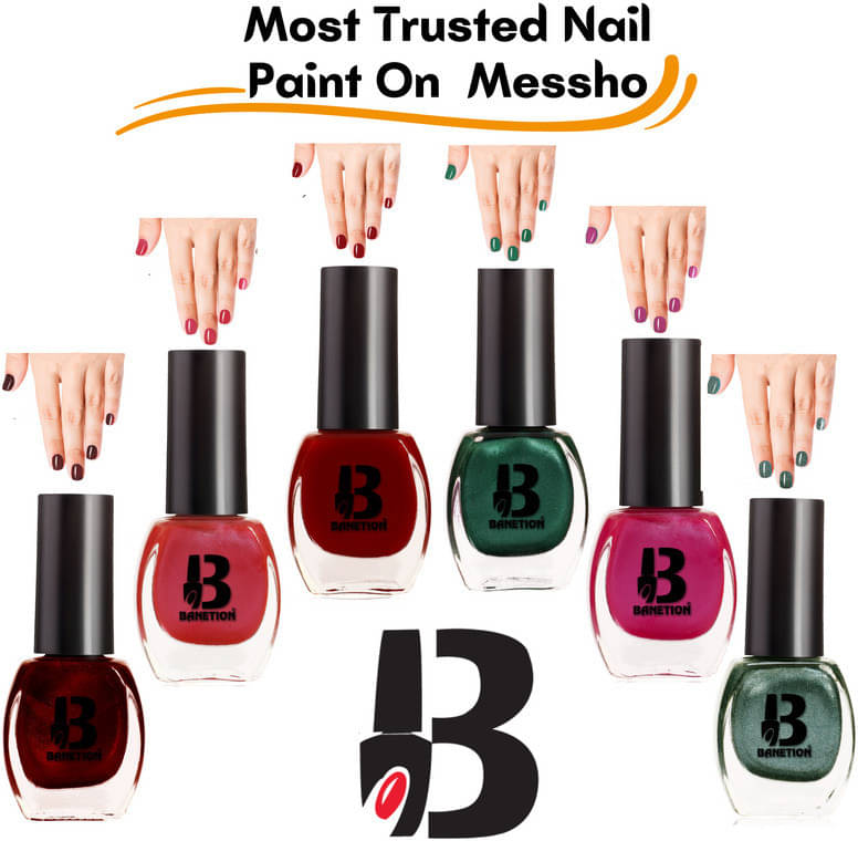     			Banetion Multi Matte Nail Polish 42 ( Pack of 6 )