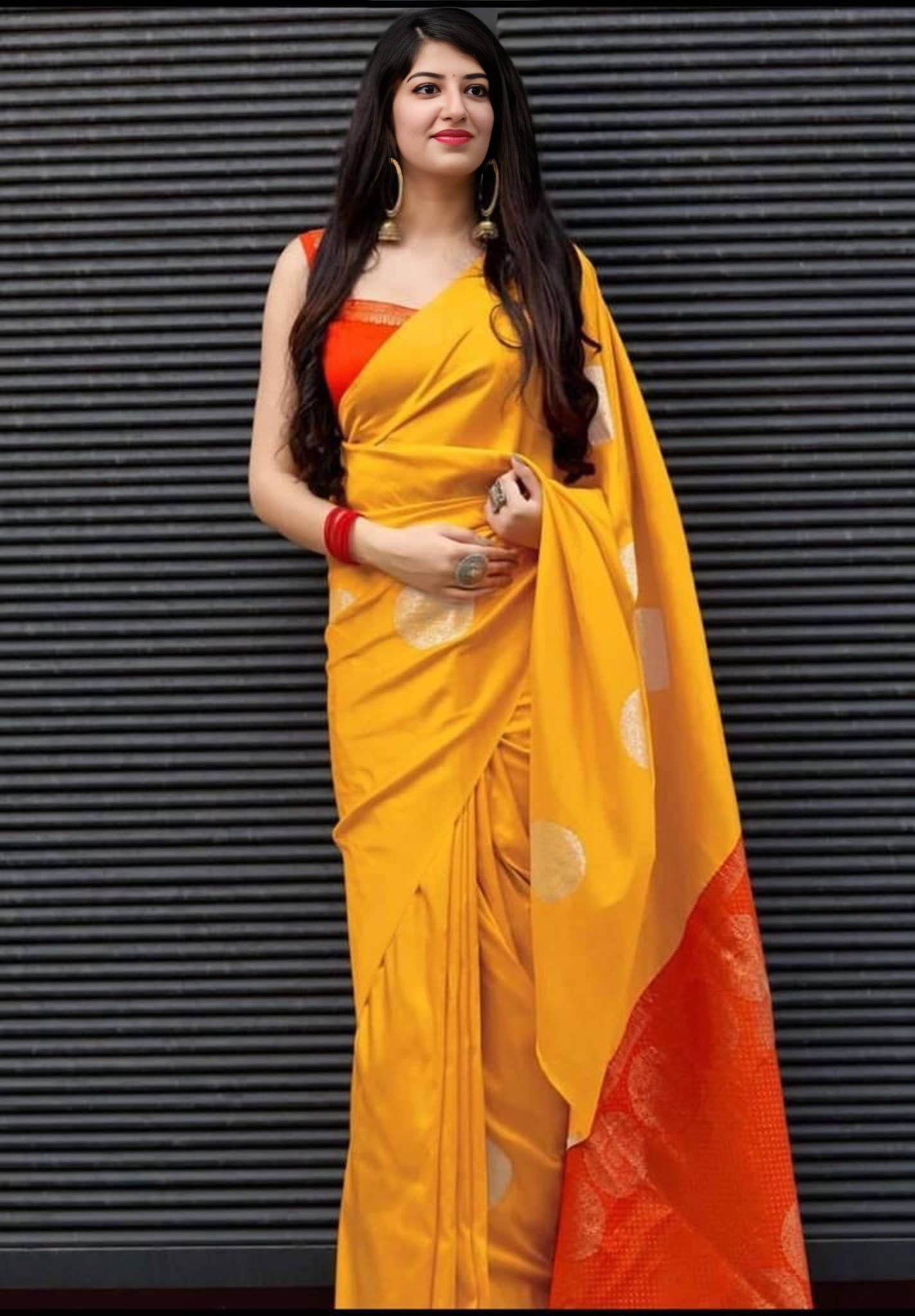 Bansari Textile Art Silk Embellished Kanjeevaram Sarees With Unstitched Blouse Piece ( Yellow ) Bansari Textile Art Silk Embellished Kanjeevaram Sarees With Unstitched Blouse Piece ( Yellow )