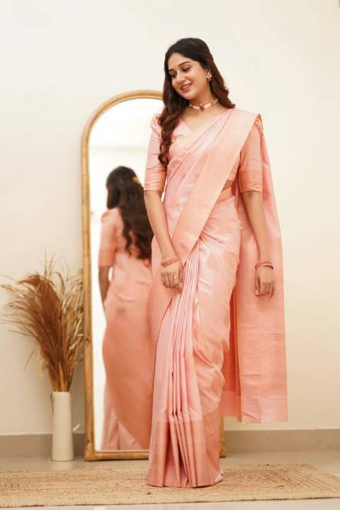 Bansari Textile Art Silk Embroidered Regular Saree With Unstitched Blouse Piece ( Pink ) Bansari Textile Art Silk Embroidered Regular Saree With Unstitched Blouse Piece ( Pink )