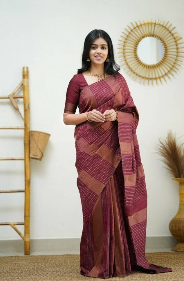     			Bansari Textile Art Silk Printed Kanjeevaram Sarees With Unstitched Blouse Piece ( Multicolor )